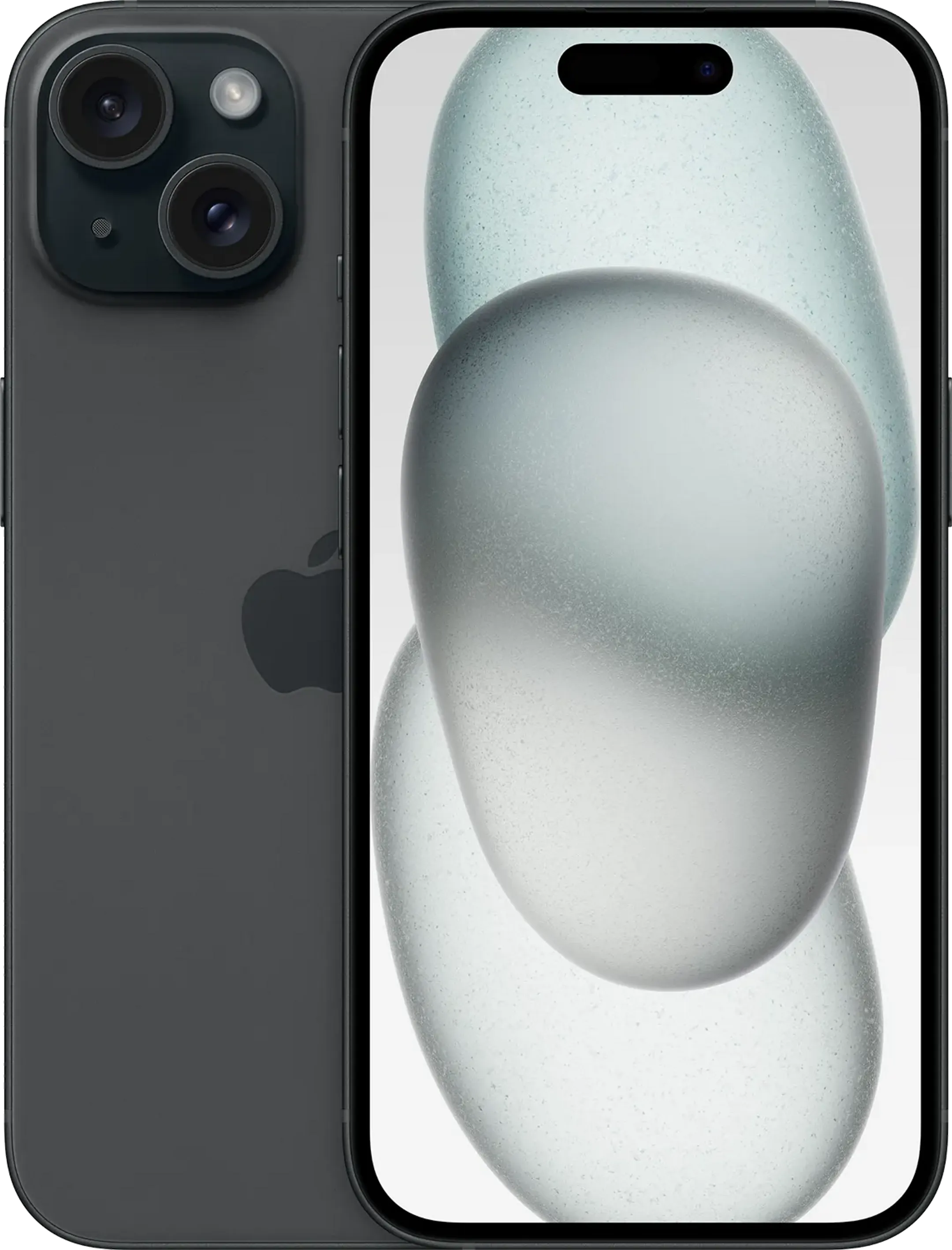 iPhone 15 128 GB - Zwart - Refurbished grade A+