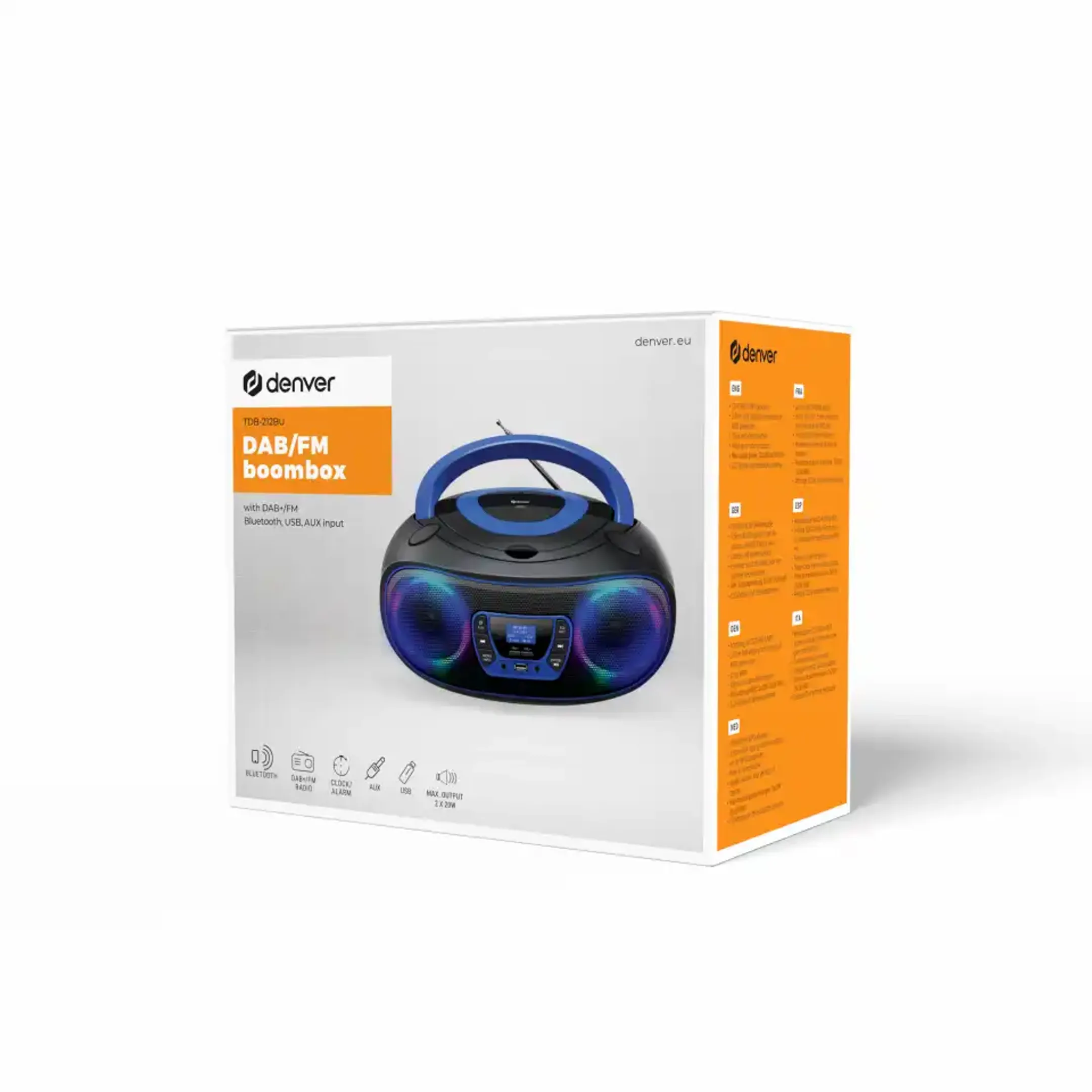 Denver Radio-CD TDB-212 - Blauw image