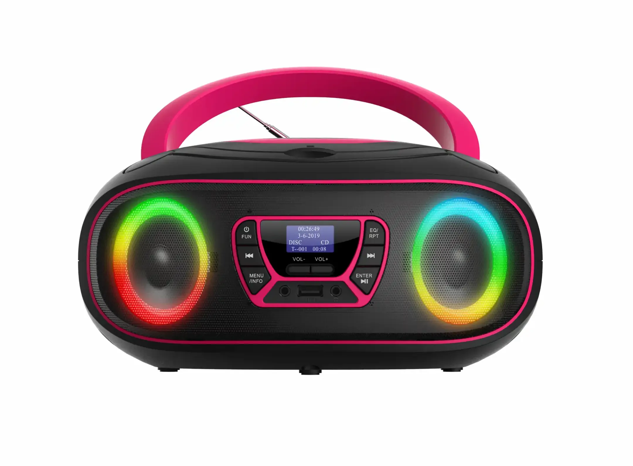 Radio-CD TDB-212 - Roze