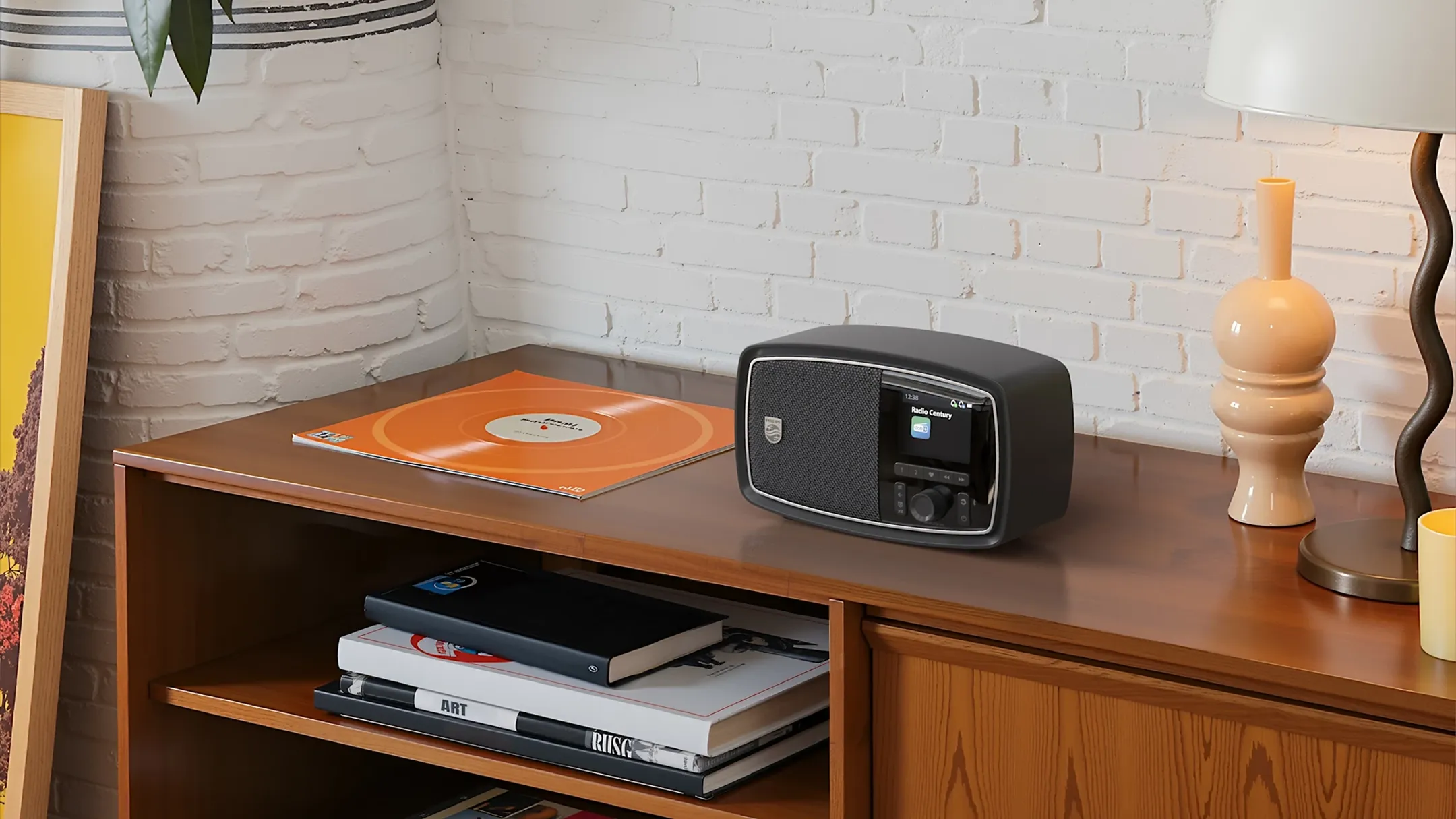 Philips Century radio - Zwart image