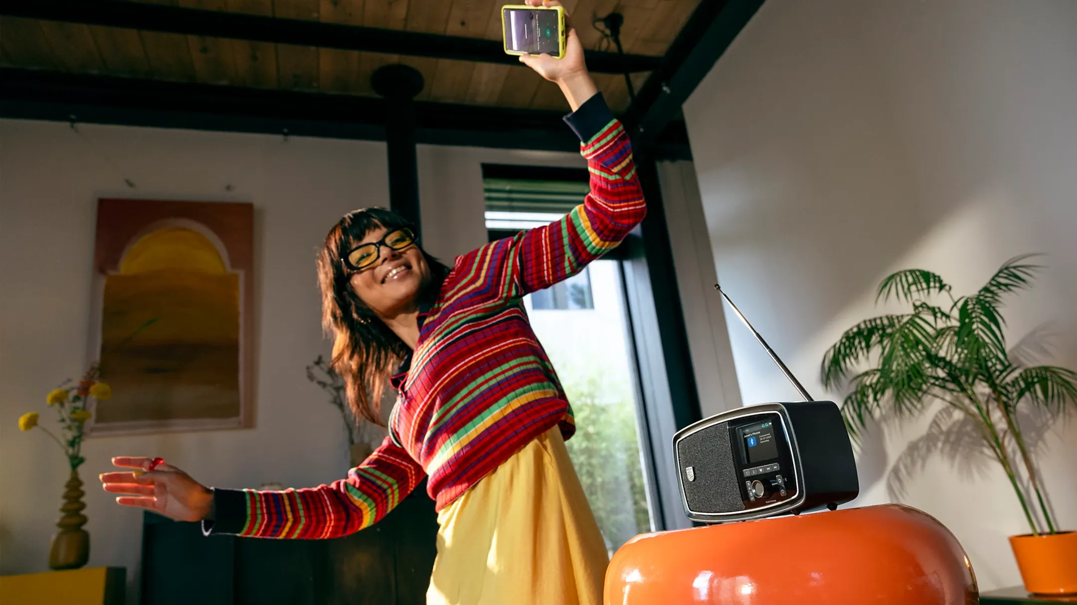 Philips Century radio - Zwart image