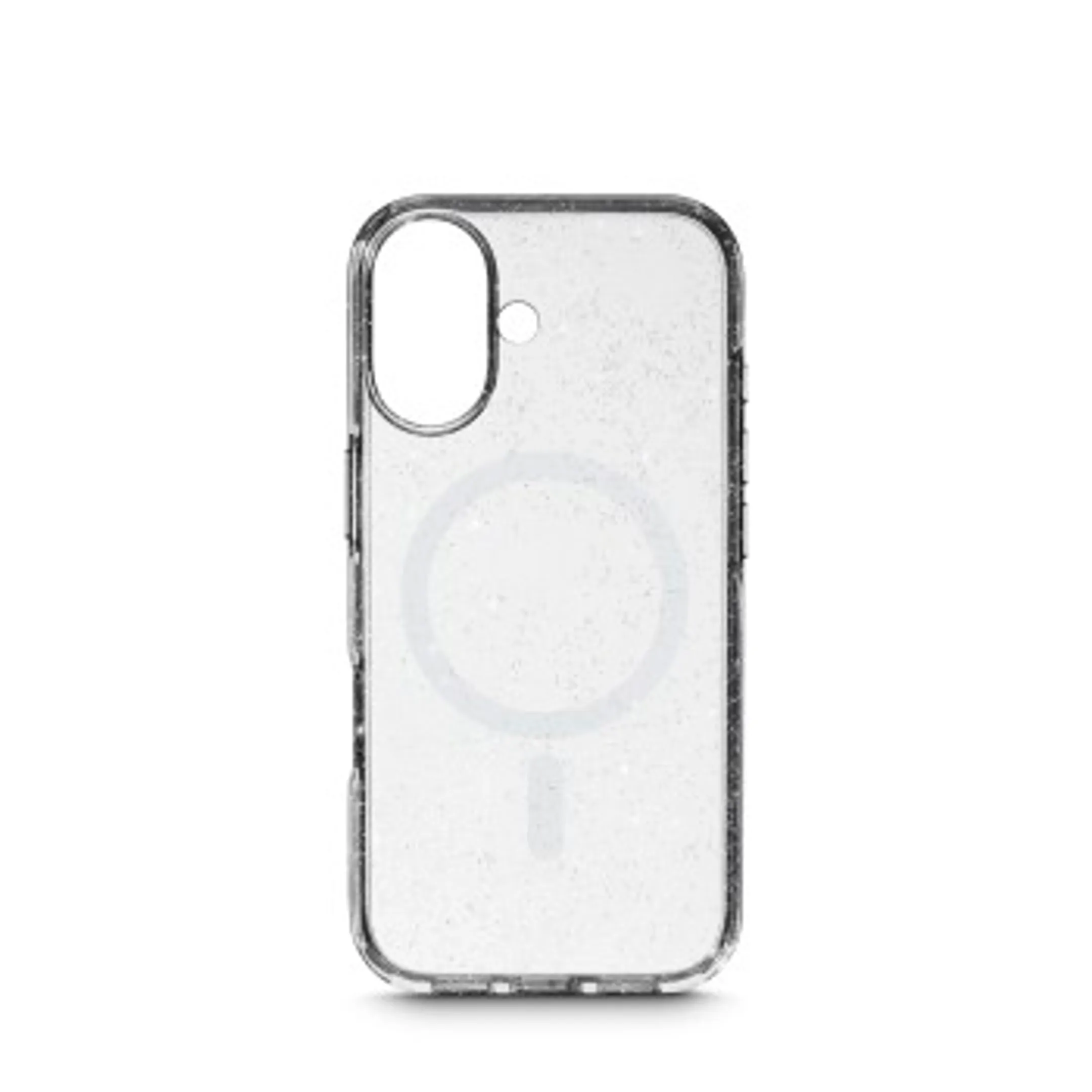 "Mag Glitter Cover voor Apple iPhone 17, transparant "