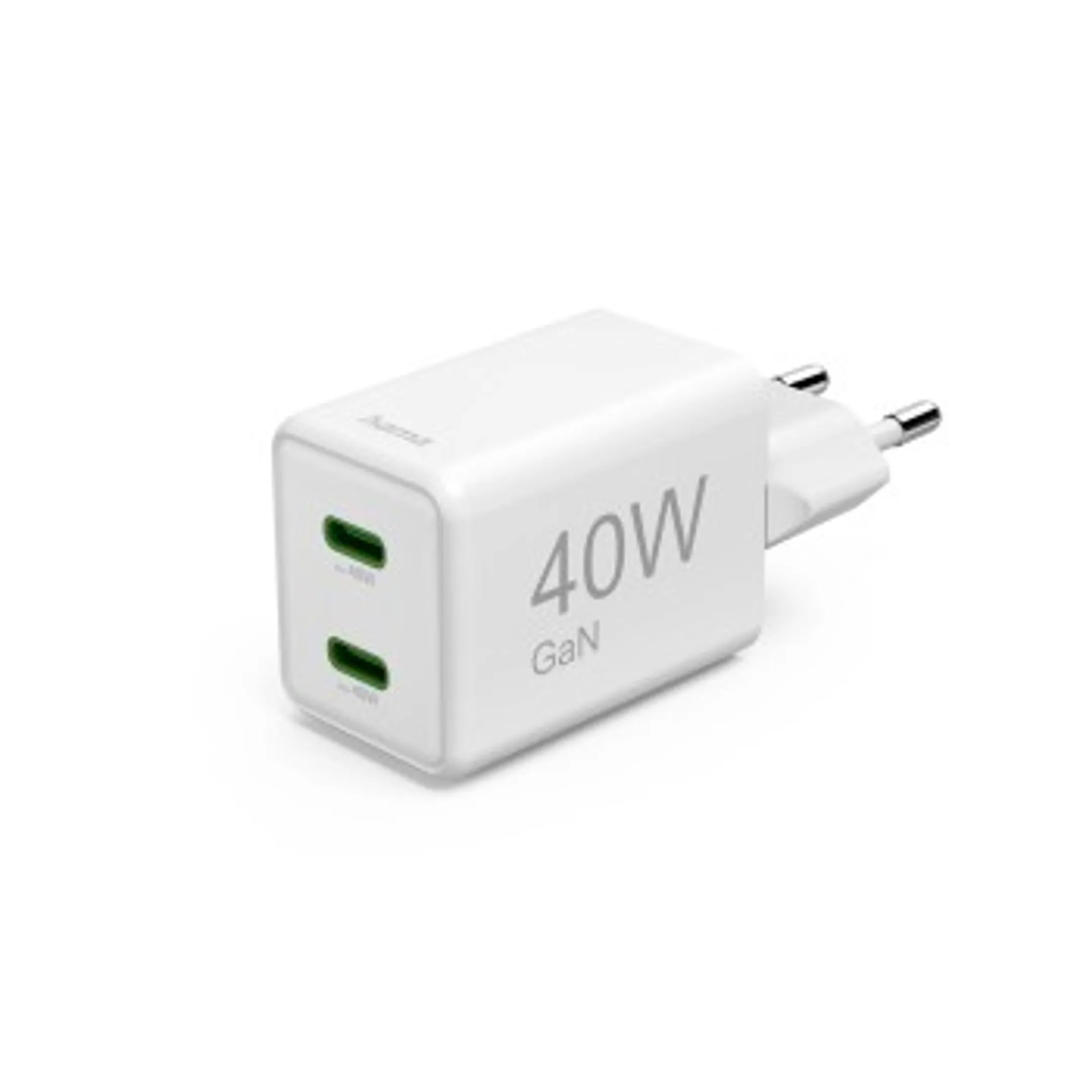 Chargeur rapide, 2x USB-C, chargeur super-mini, 40 W