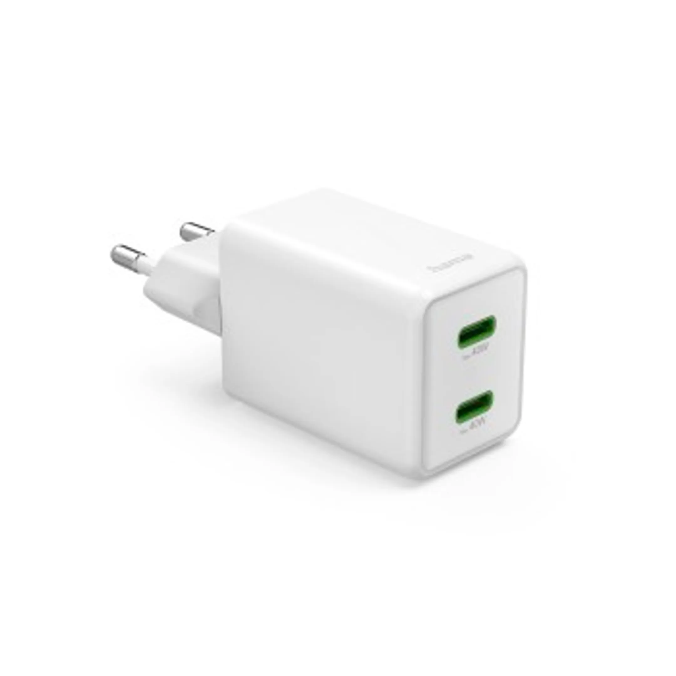 Hama Snellader, 2x USB-C, super-mini-oplader, 40 W image