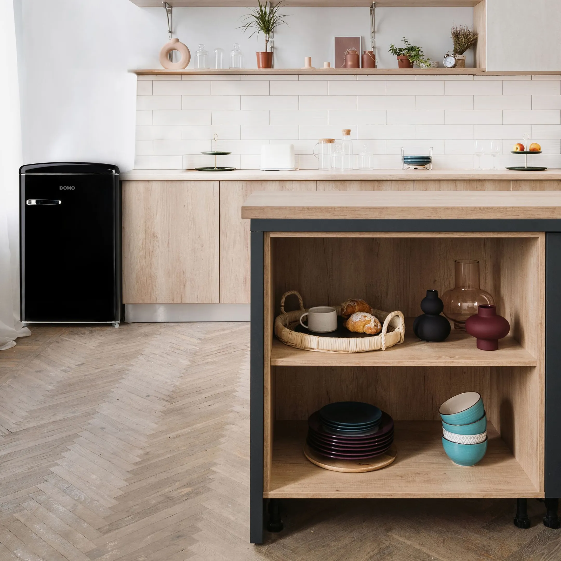 Domo Frigo DO91702R Rétro image