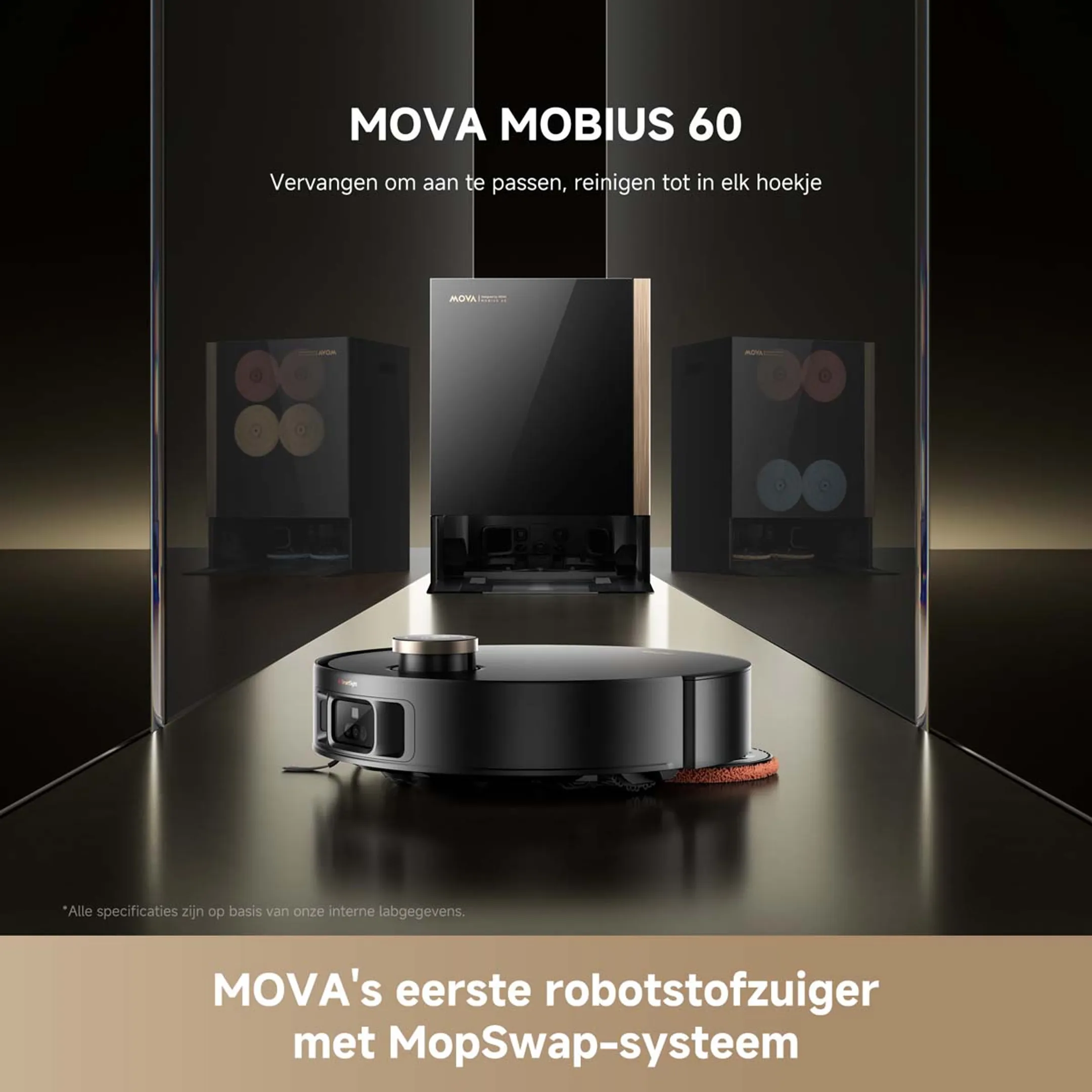 MOVA Robotstofzuiger 2in1 V60 Mobius image