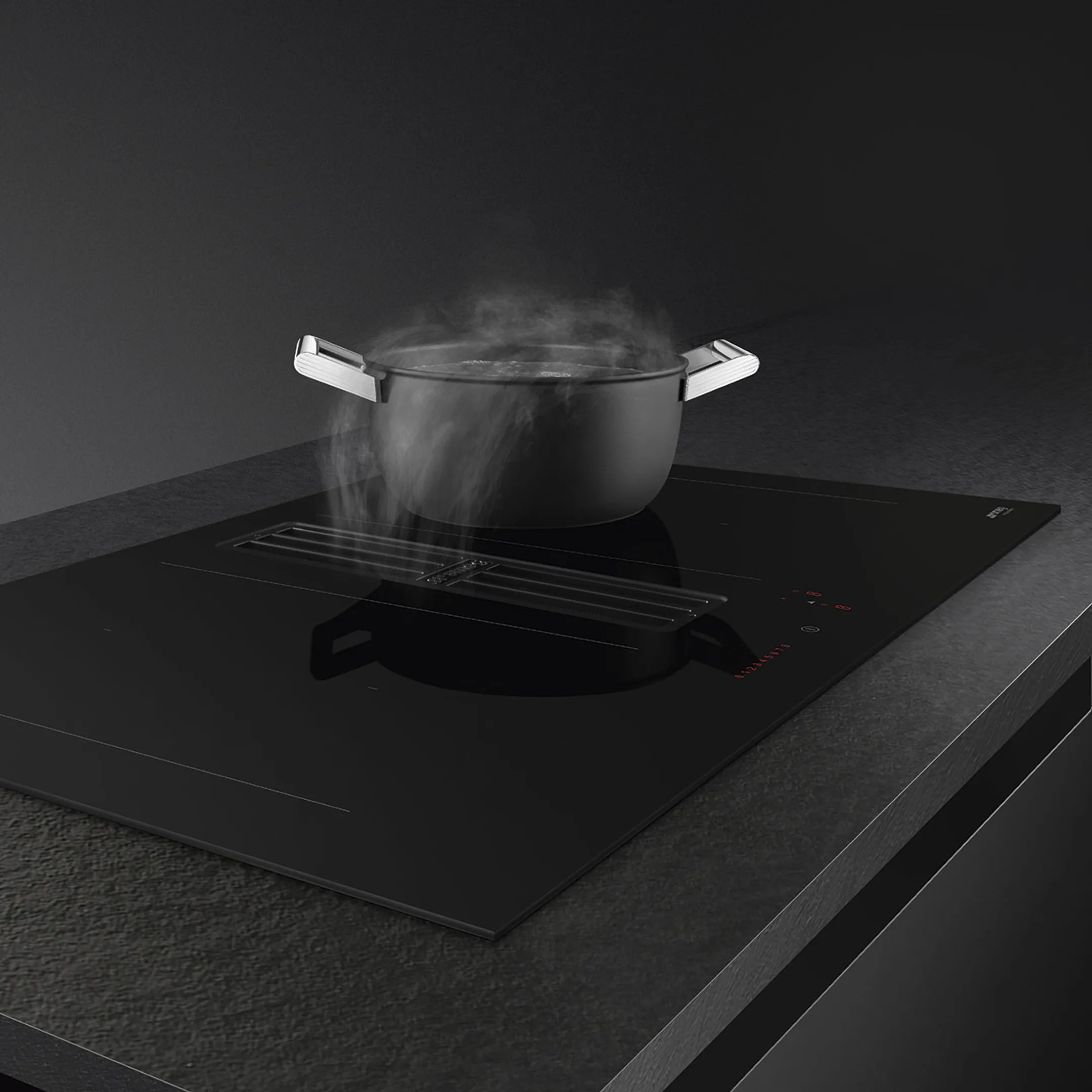 Smeg Kookplaat met dampkap HOBD482D2 image