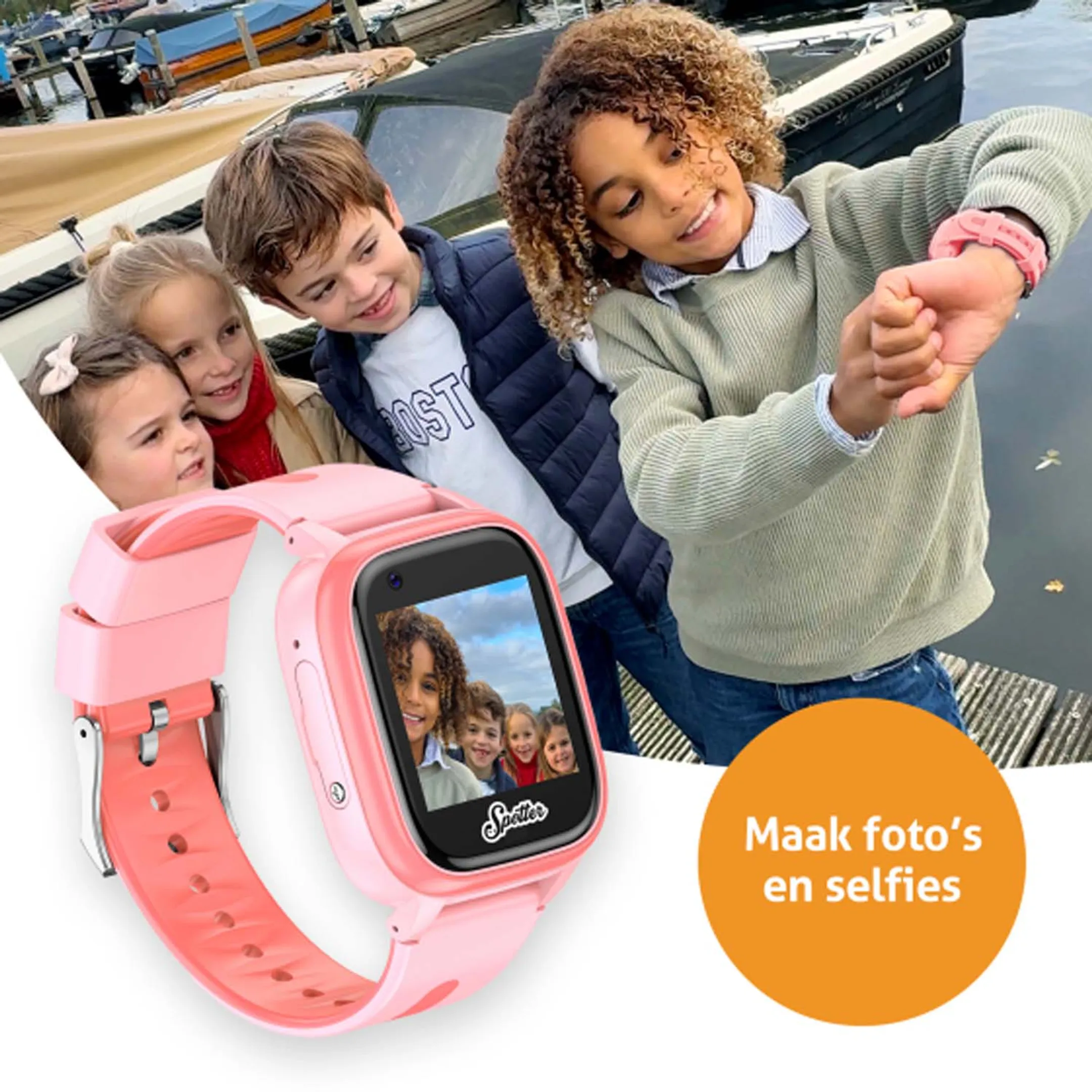 Spotter GPS Watch Explorer 4G - Roze image