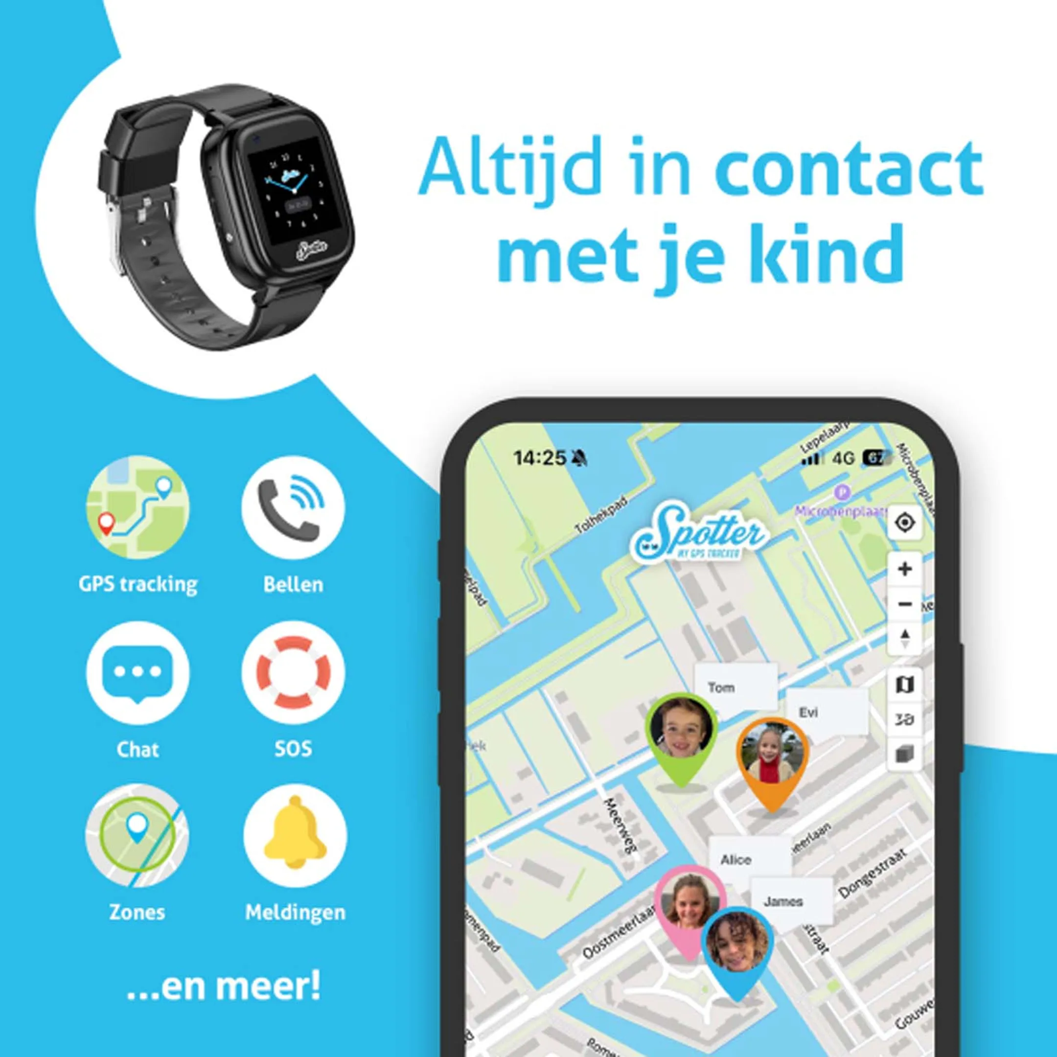 Spotter GPS Watch Explorer 4G - Groen image