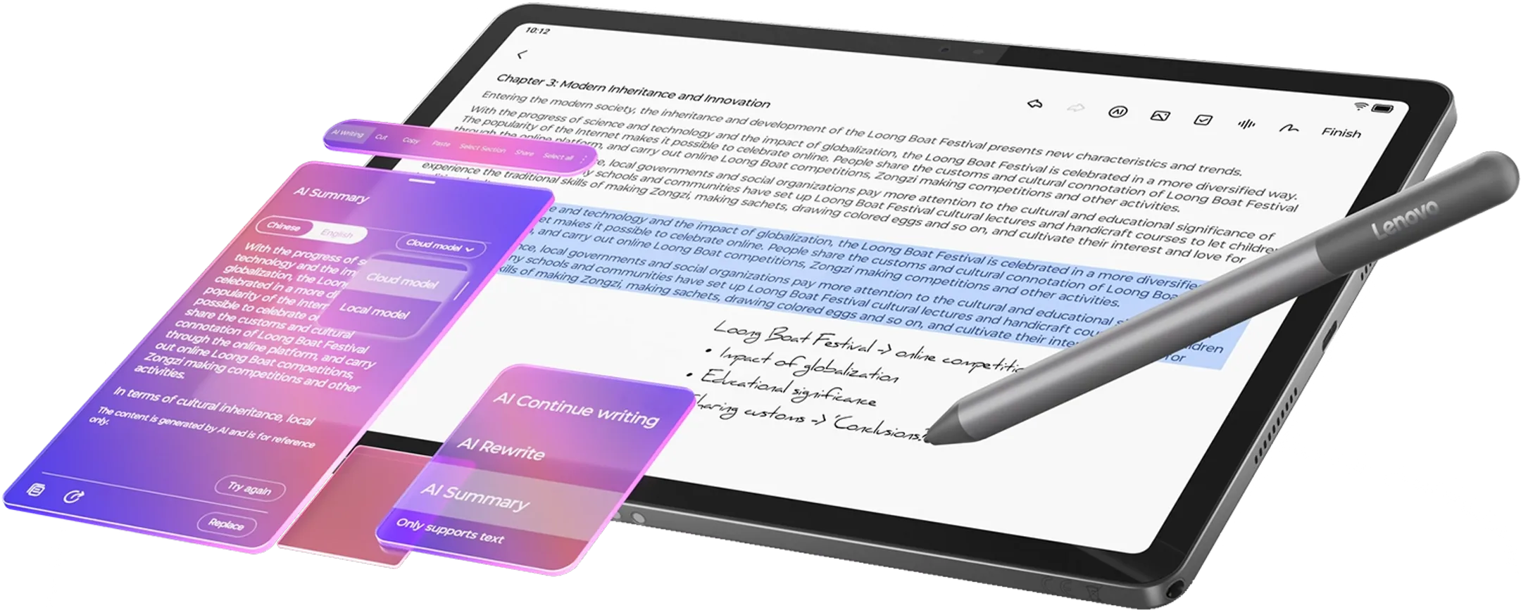 Lenovo Idea Tab 11" 8 Go/128 Go + stylet image