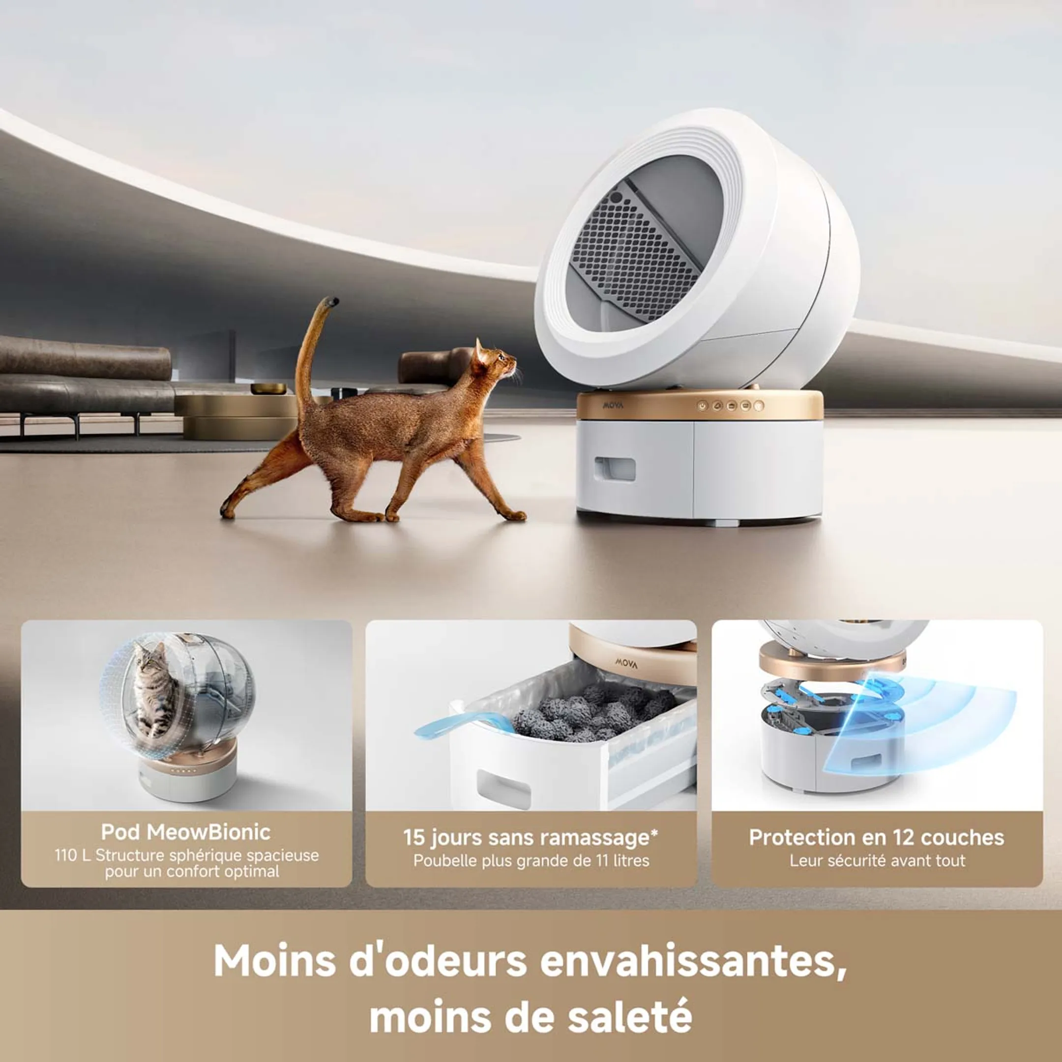 MOVA Litière automatique LR10 Prime image