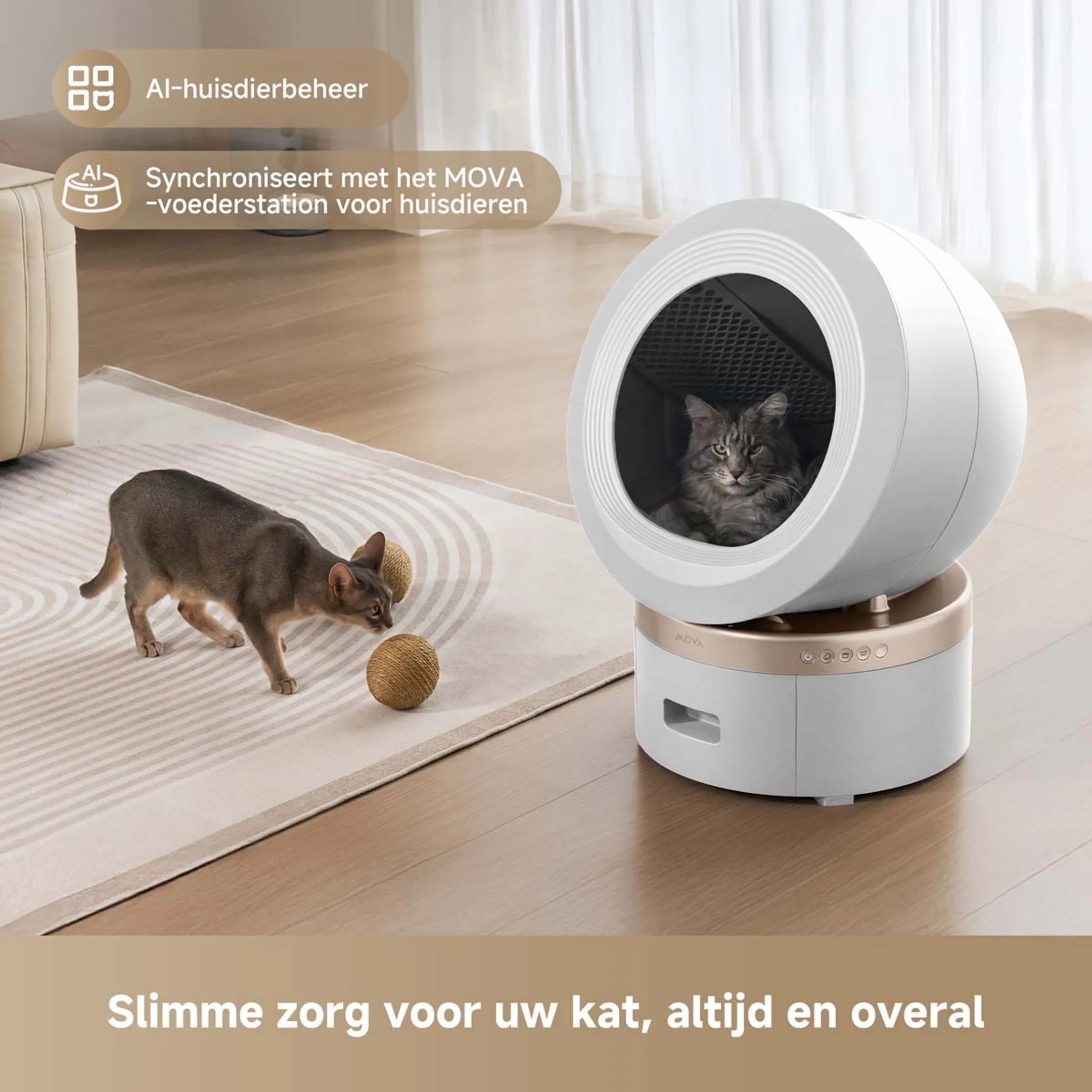 MOVA Automatische kattenbak LR10 Prime image