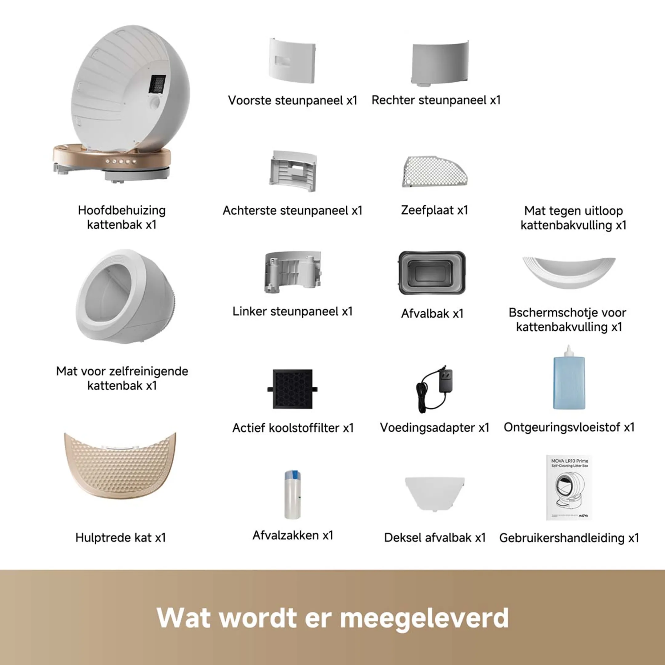 MOVA Automatische kattenbak LR10 Prime image