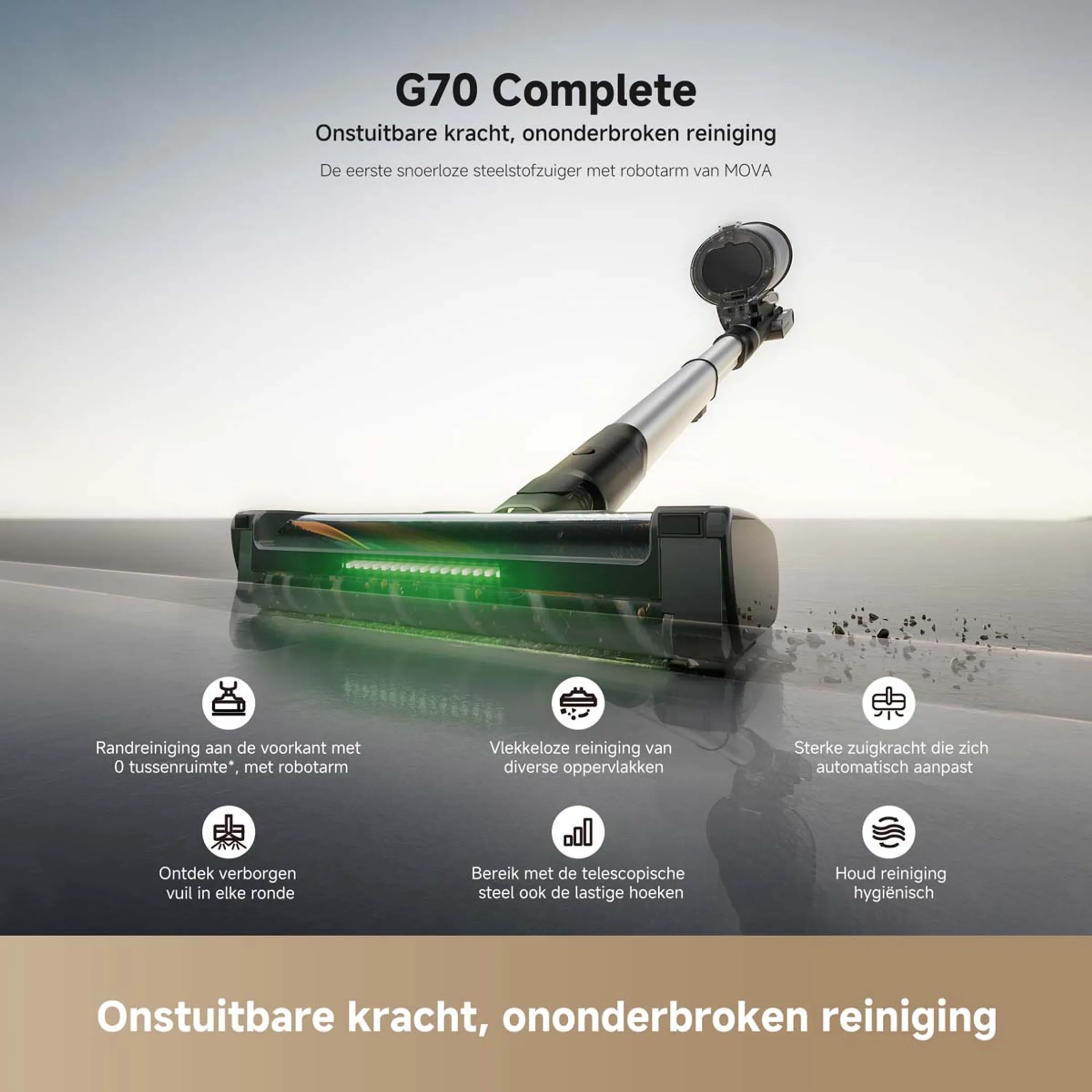 MOVA Steelstofzuiger G70 Complete image