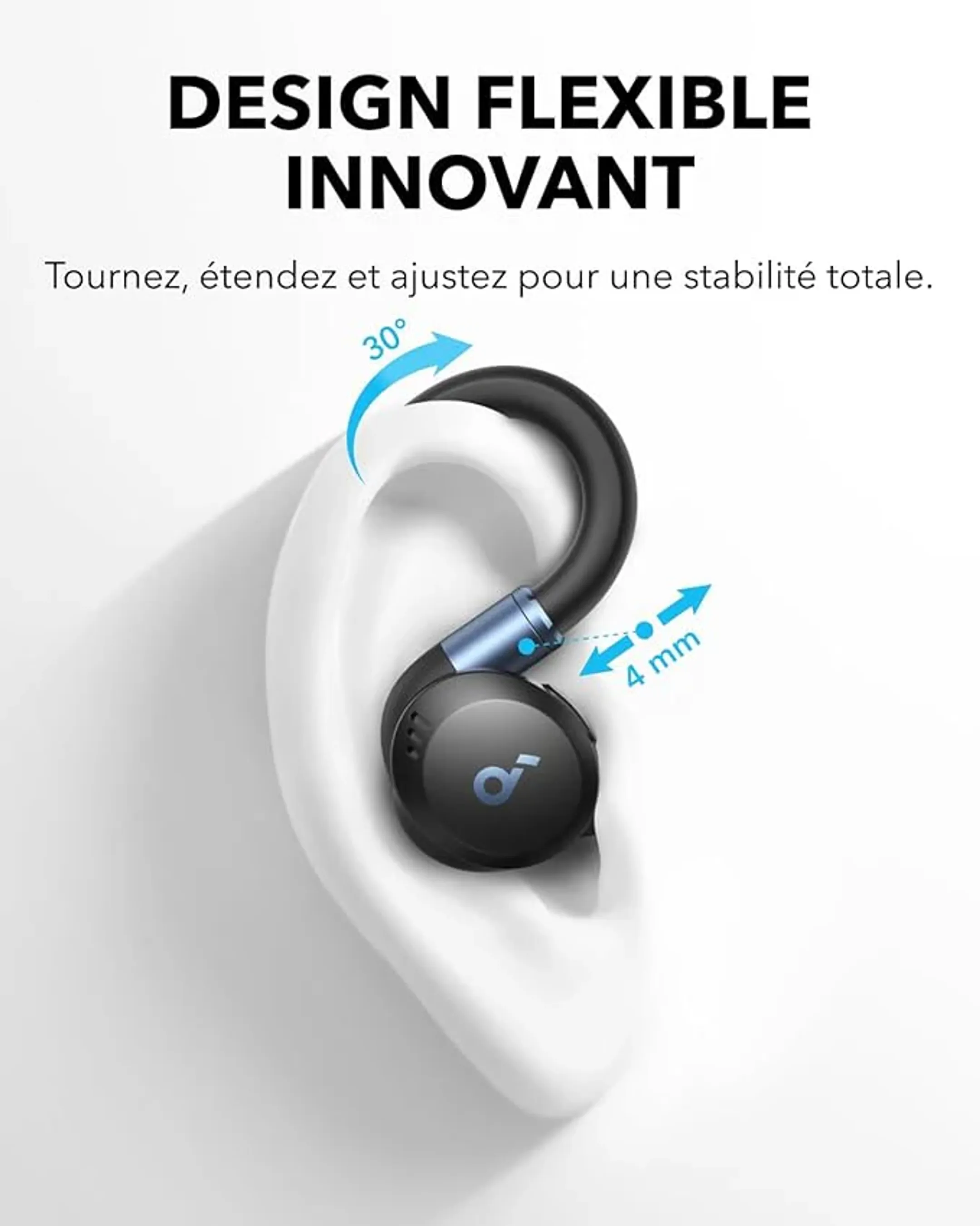 Soundcore  Écouteurs de sport Sport X20 - Noir image