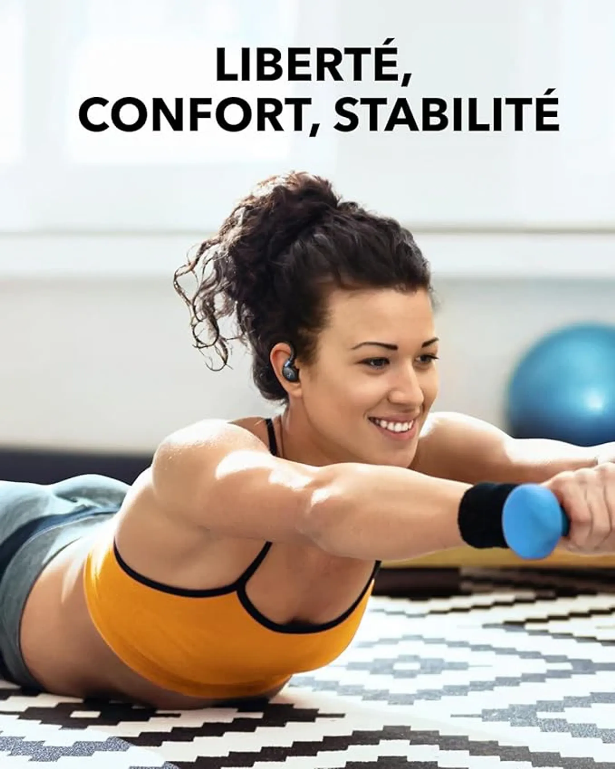 Soundcore  Écouteurs de sport Sport X20 - Noir image