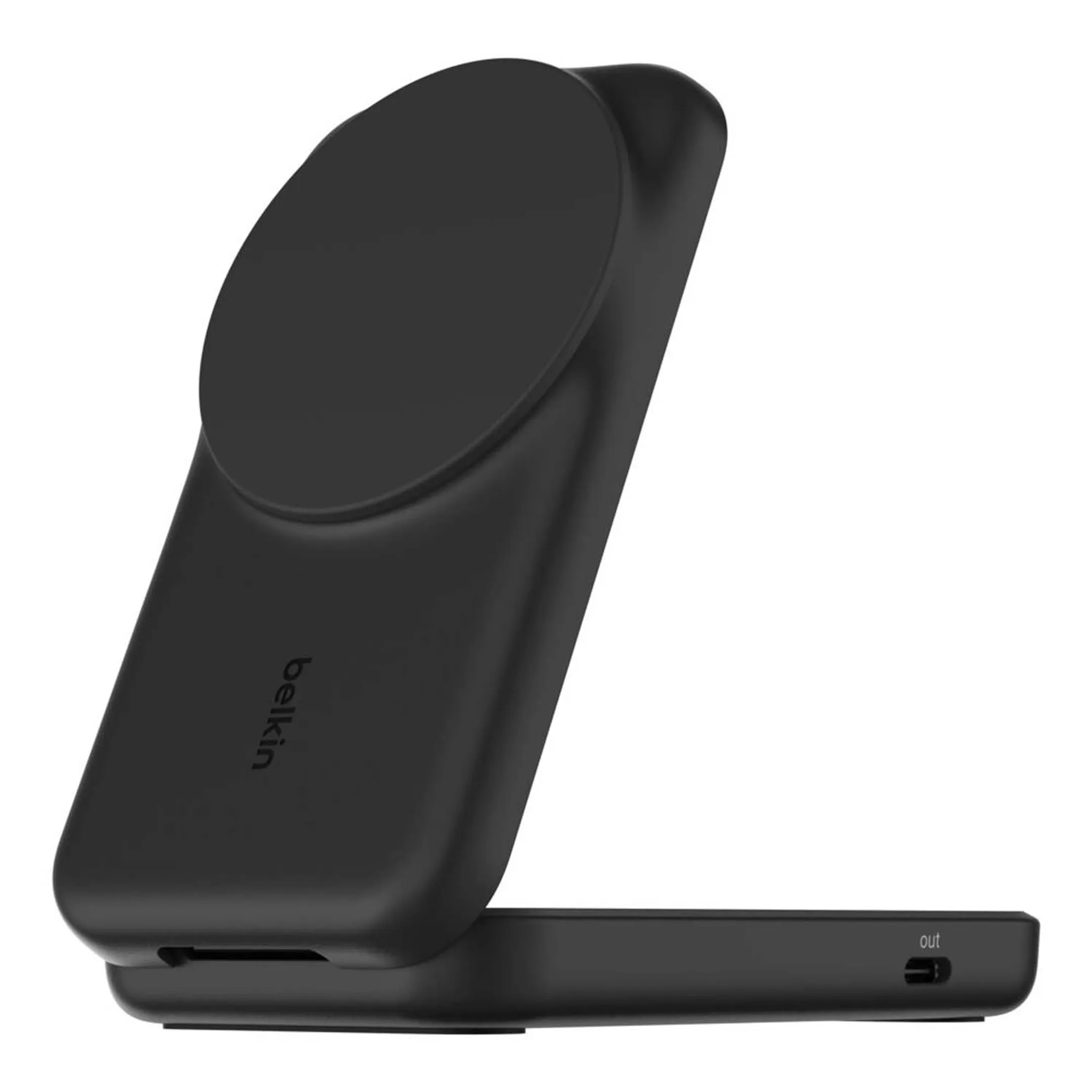 Belkin 2-in-1 magnetisch uitklapbare draadloze Qi2 lader - 25W  image