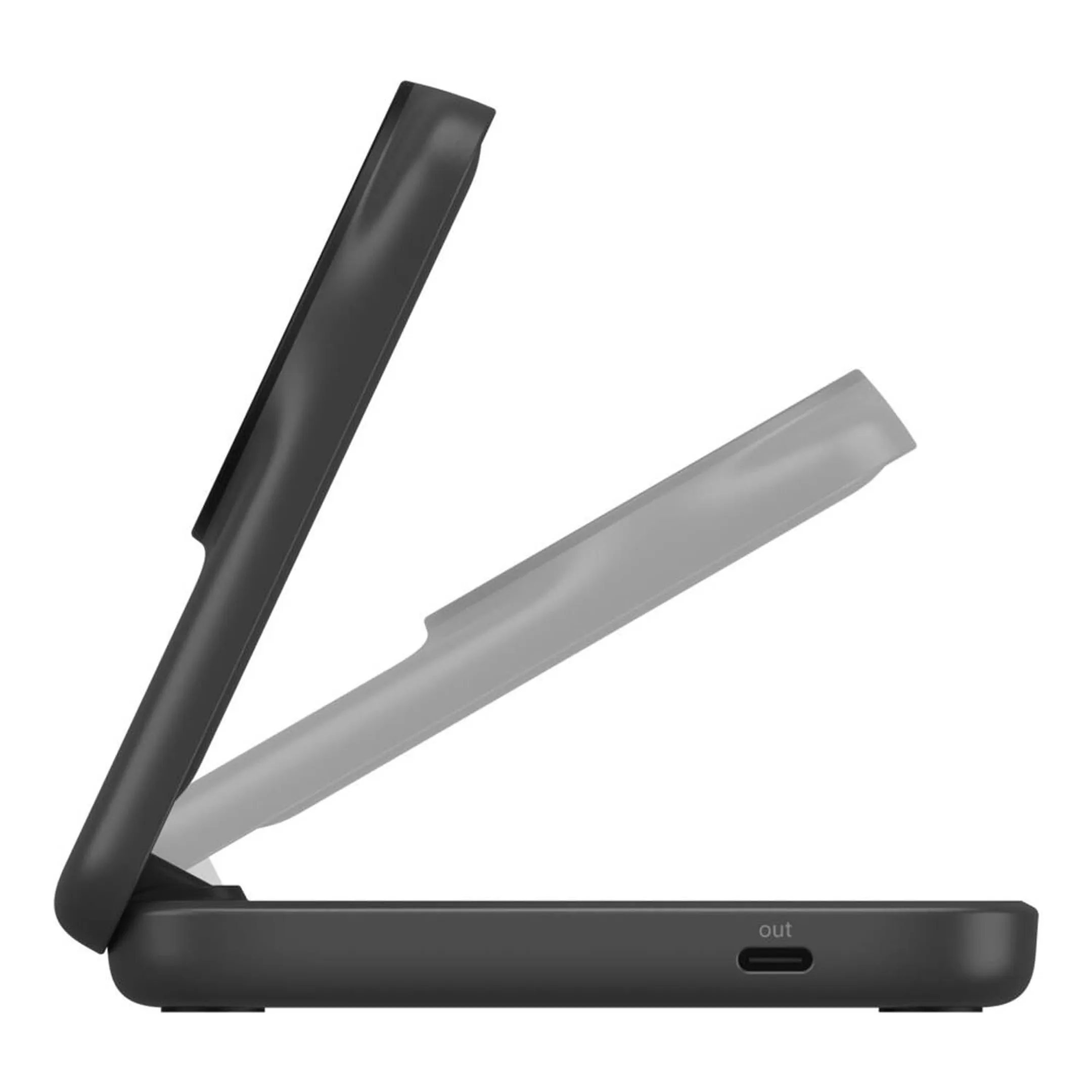 Belkin 2-in-1 magnetisch uitklapbare draadloze Qi2 lader - 25W  image