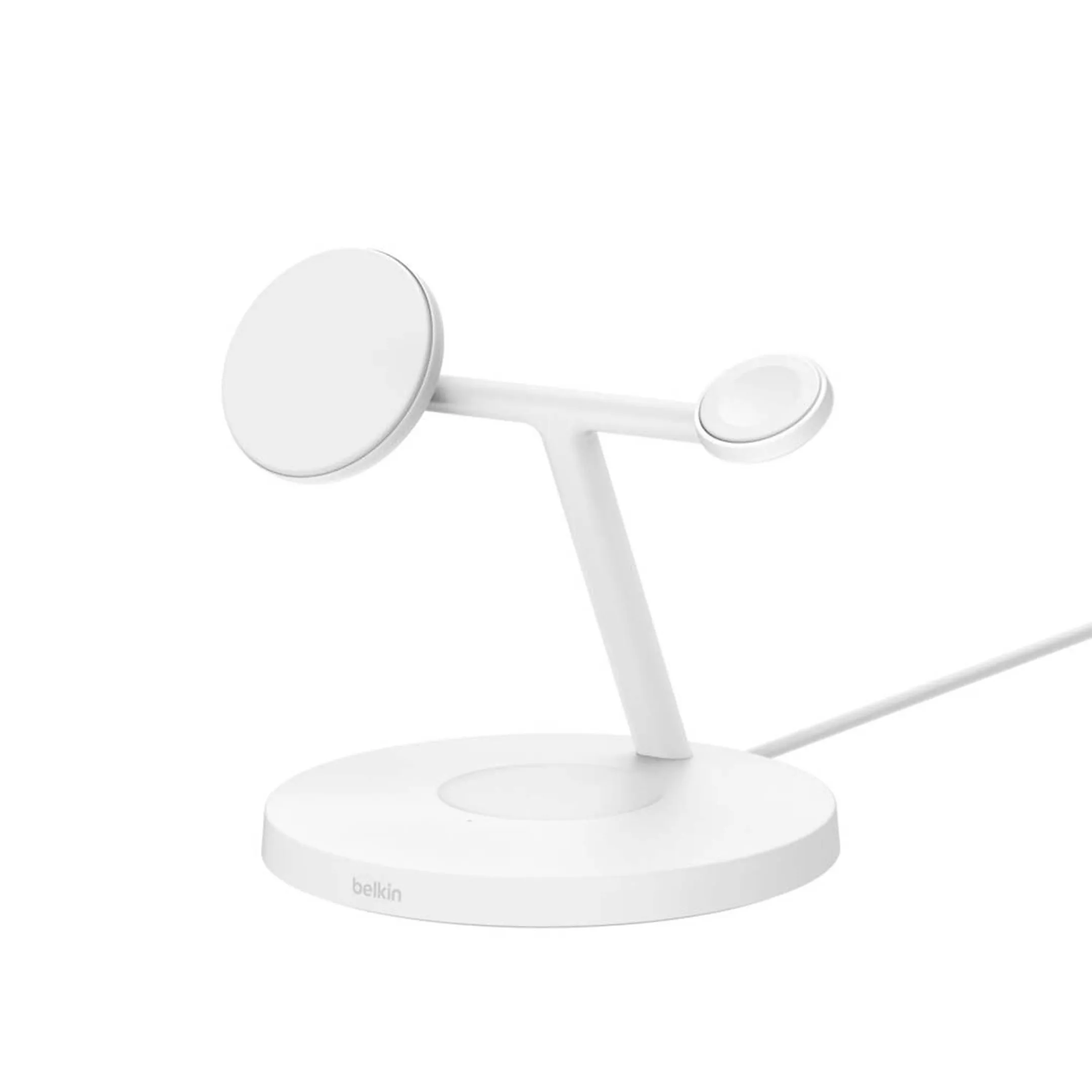 Belkin 3-in-1 draadloze Qi2-laadstand - 15W - Wit image