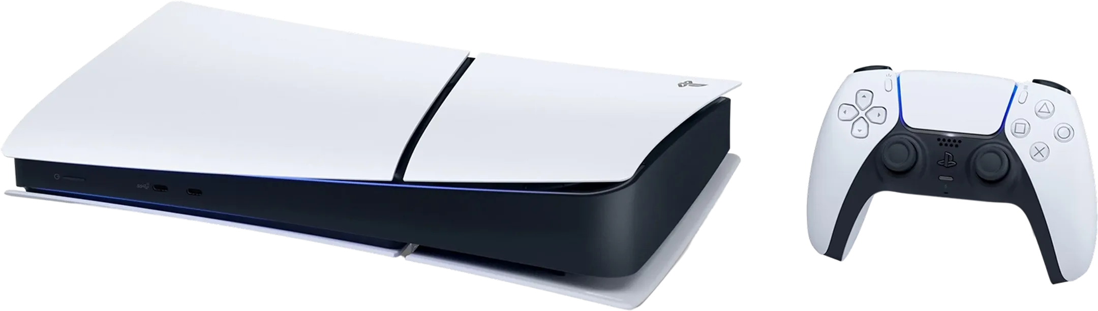 Playstation PlayStation 5 Digital Edition (Slim) + Deux manettes sans fil DualSense image