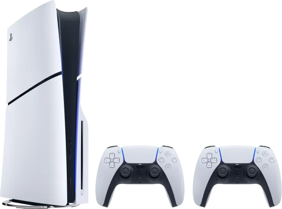 PlayStation 5 Slim Disc + 2 DualSense draadloze controllers