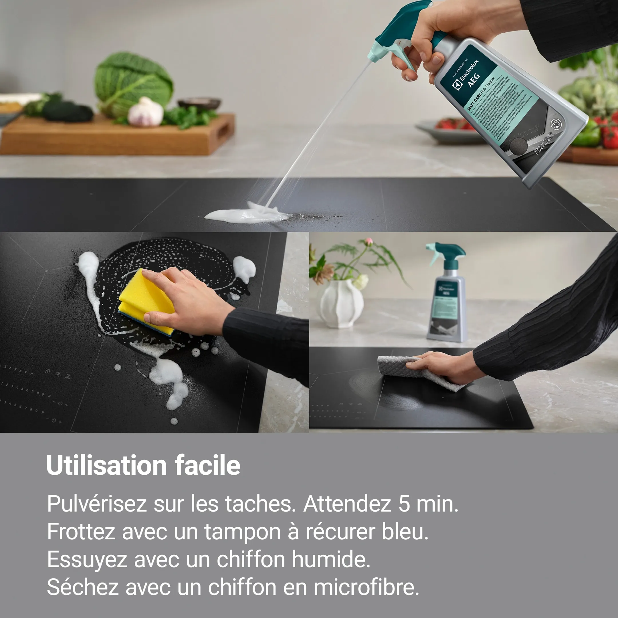 AEG Nettoyant pour plaques de cuisson Matt Care M2HCMC01 image