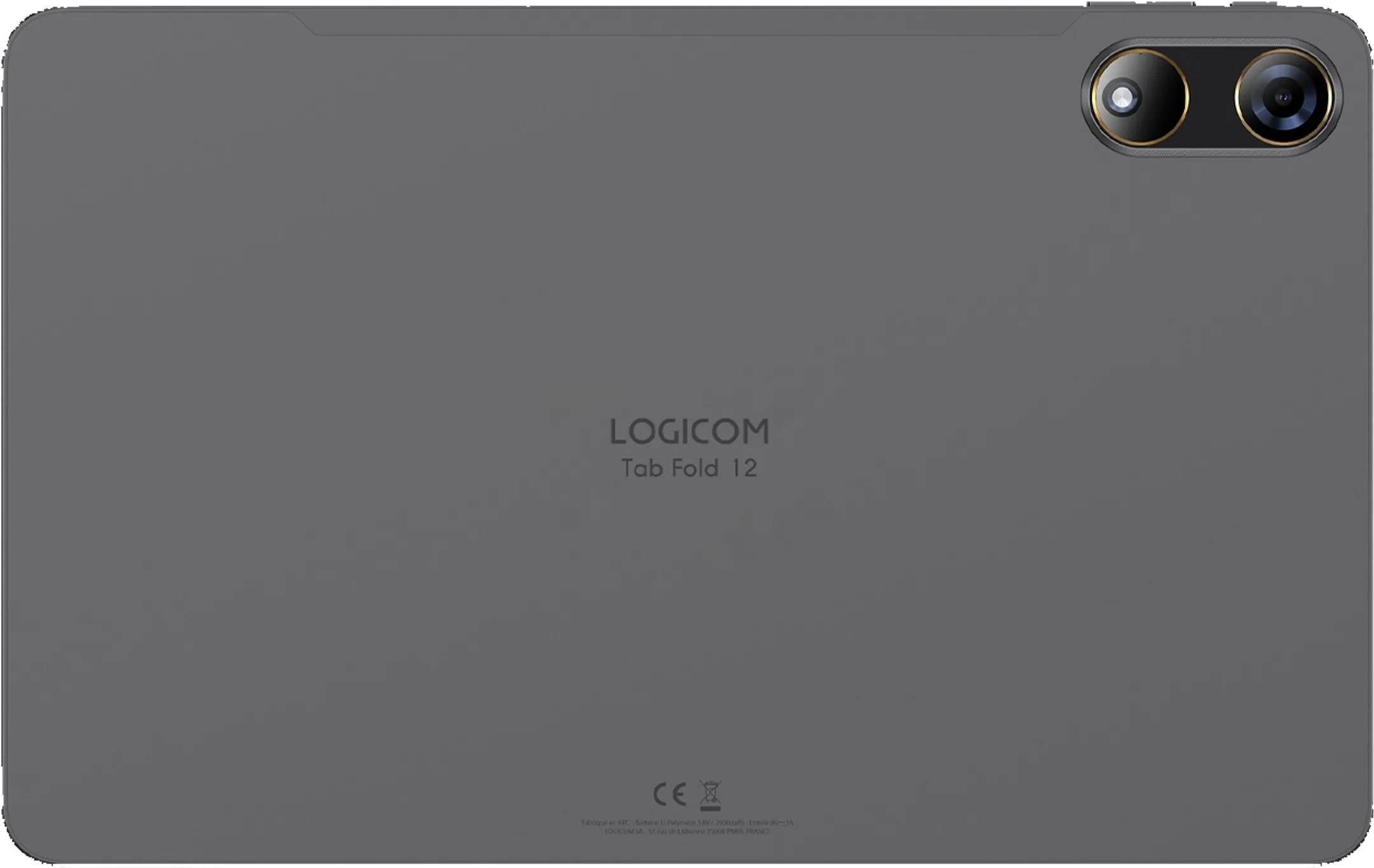 Logicom Tab Fold 12 12" 6GB/128GB Grijs + Hoes image