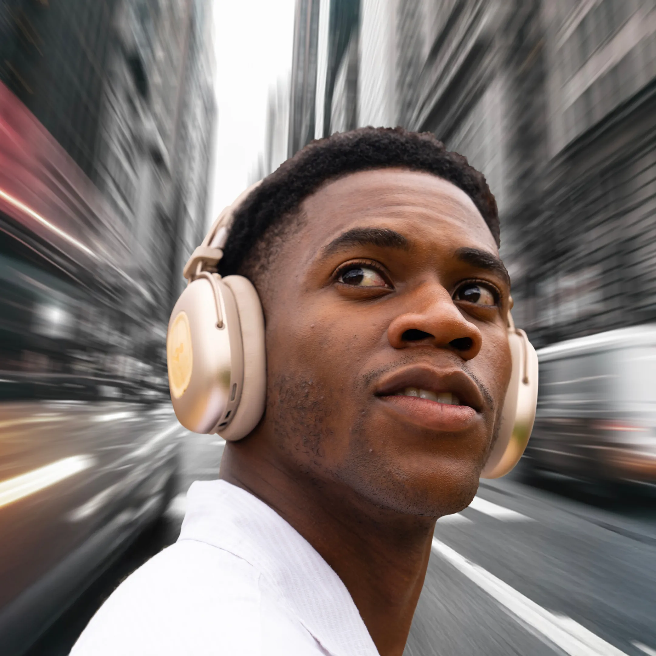 House Of Marley Vibration Rebel ANC koptelefoon - Beige image