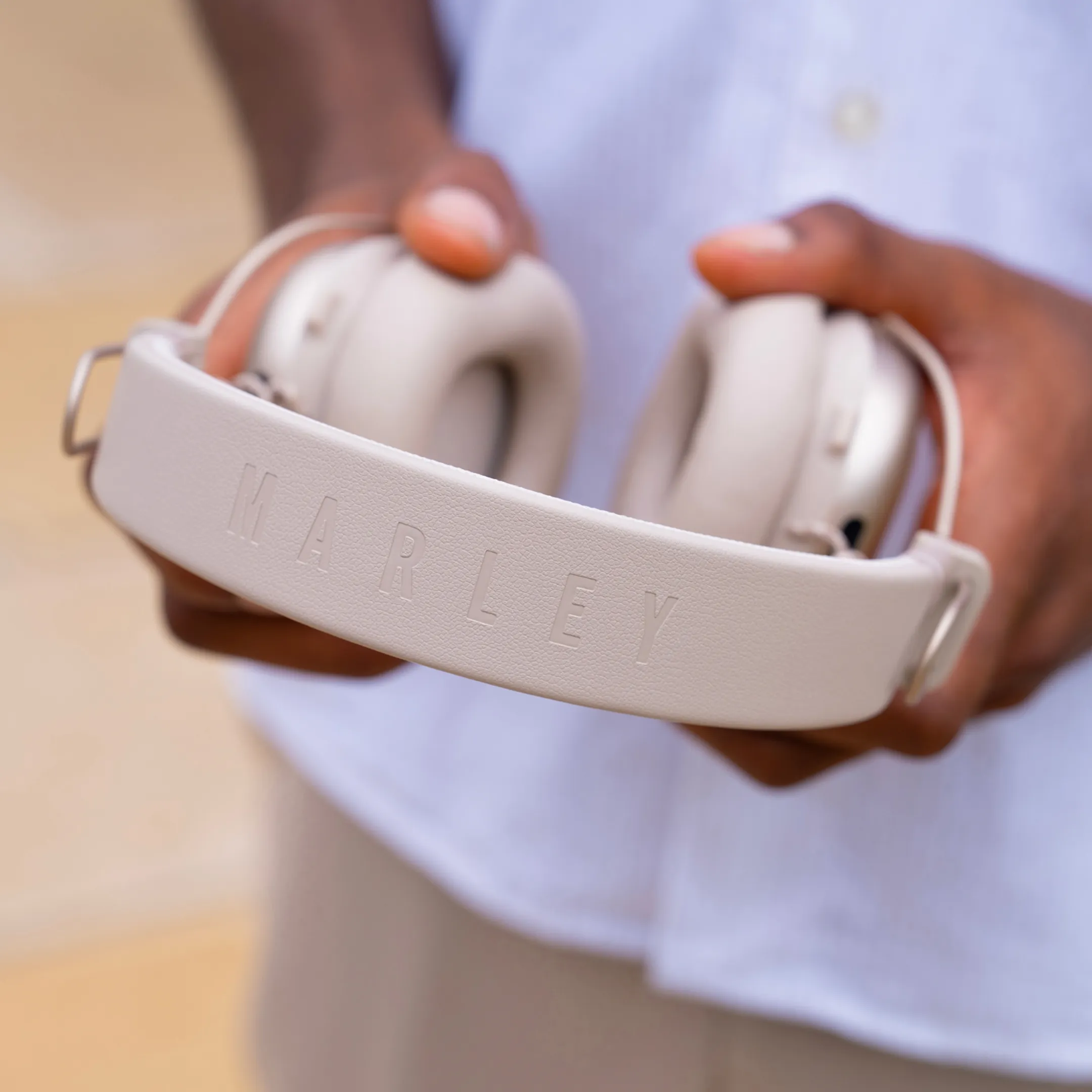 House Of Marley Vibration Rebel ANC koptelefoon - Beige image