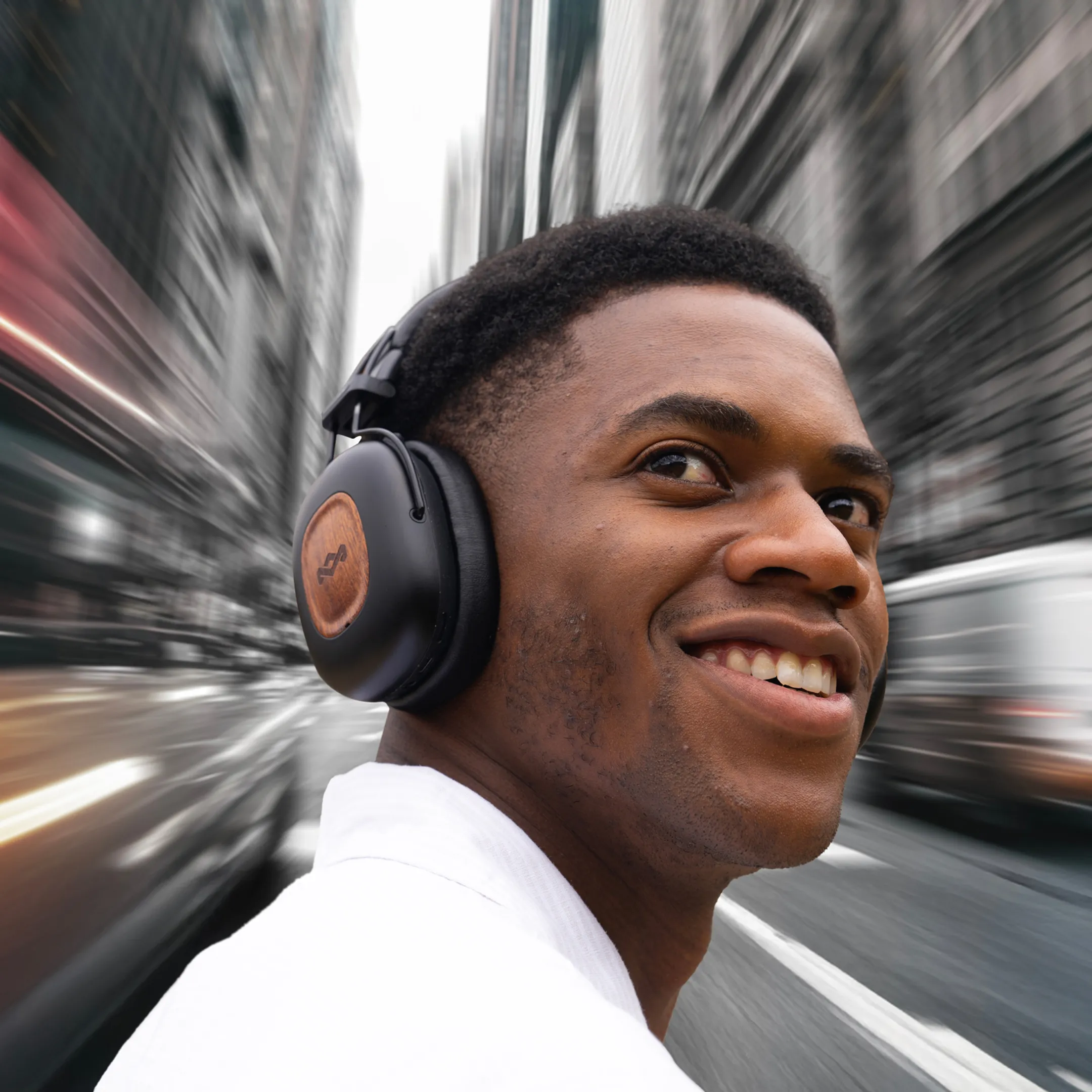 House Of Marley Vibration Rebel ANC koptelefoon - Zwart image