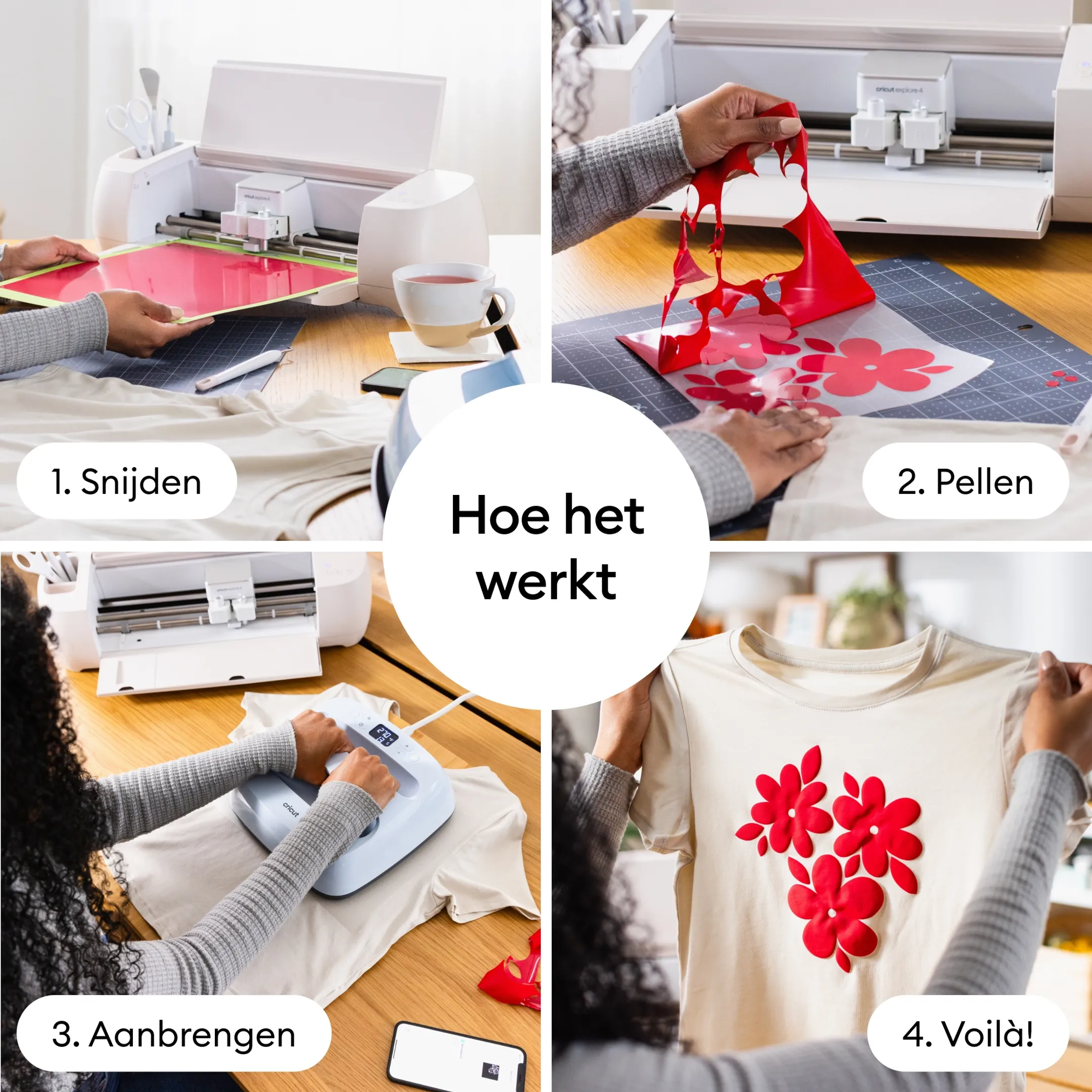 Cricut Puff Iron-On Rood - 30,5 x 48,3 cm image