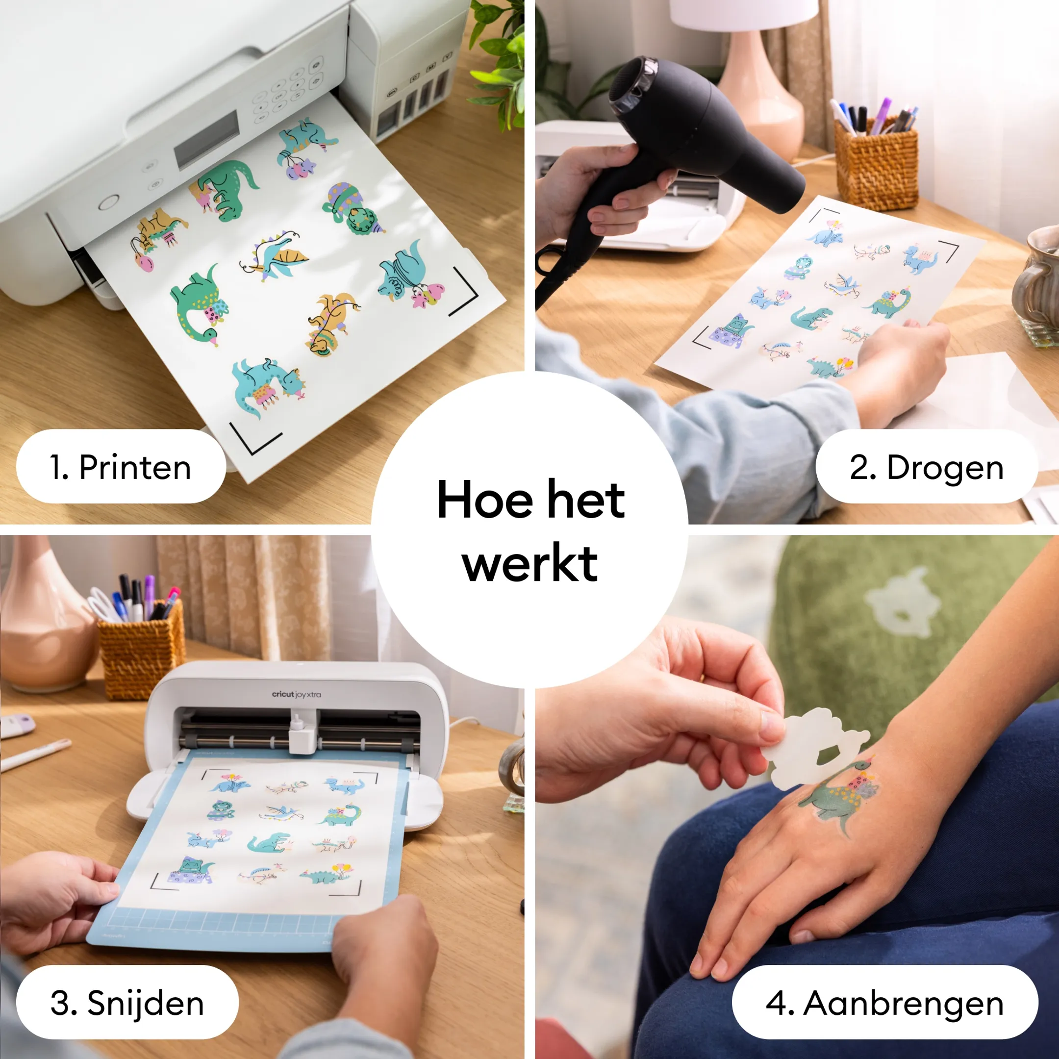 Printbare Vellen voor Tijdelijke Tatoeages A4 21 x 29,7 cm – 3 vellen