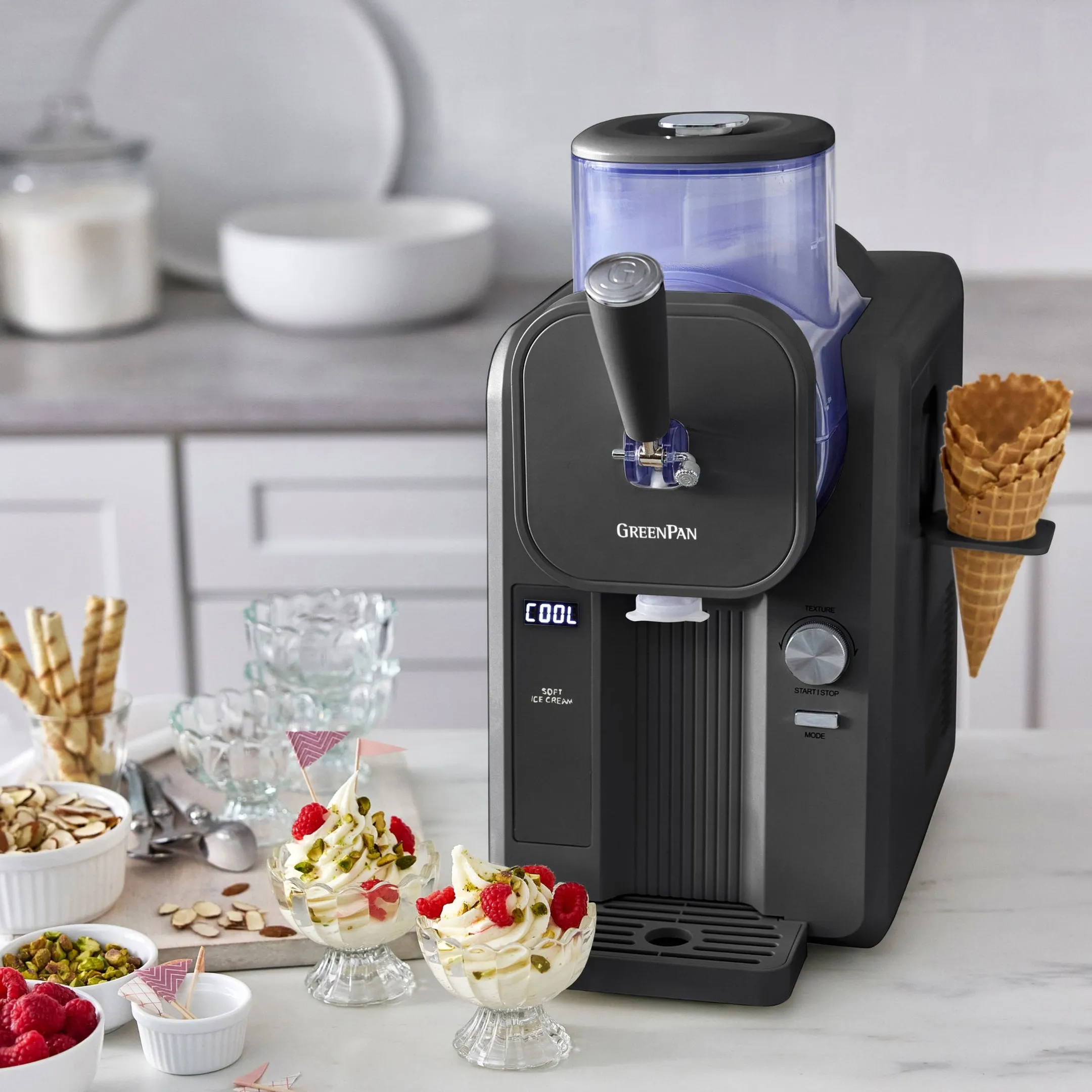 GreenPan Ijsmachine Softijs & Frozen Drinks - 1,87L image