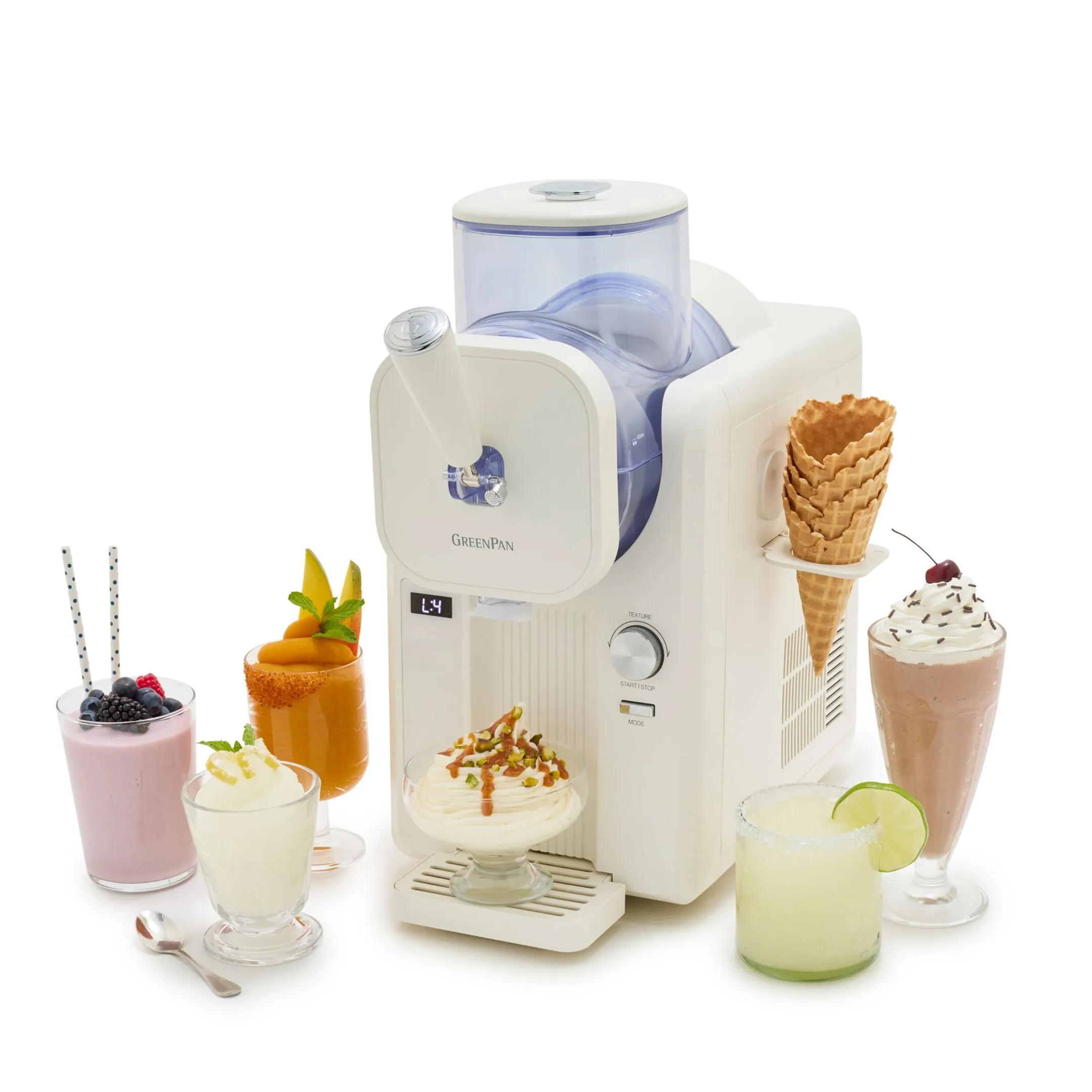 GreenPan Ijsmachine Softijs & Frozen Drinks - 1,87L image