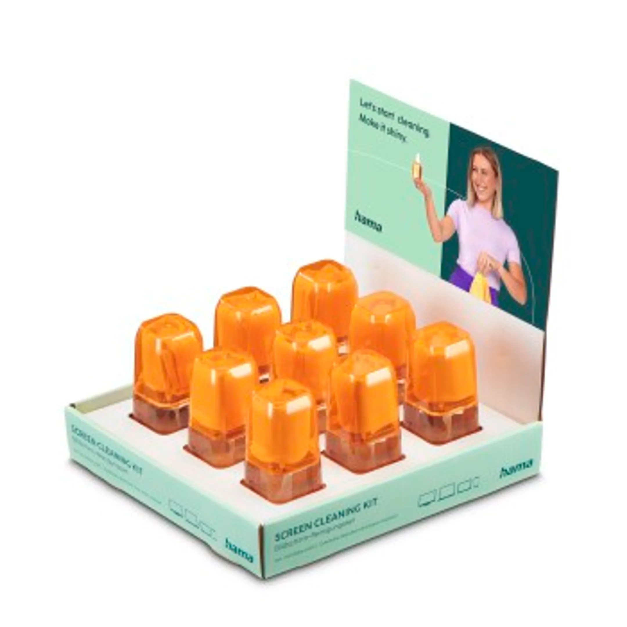 Nettoyant pr écr., spray+chiff. nett., 95 ml, TV