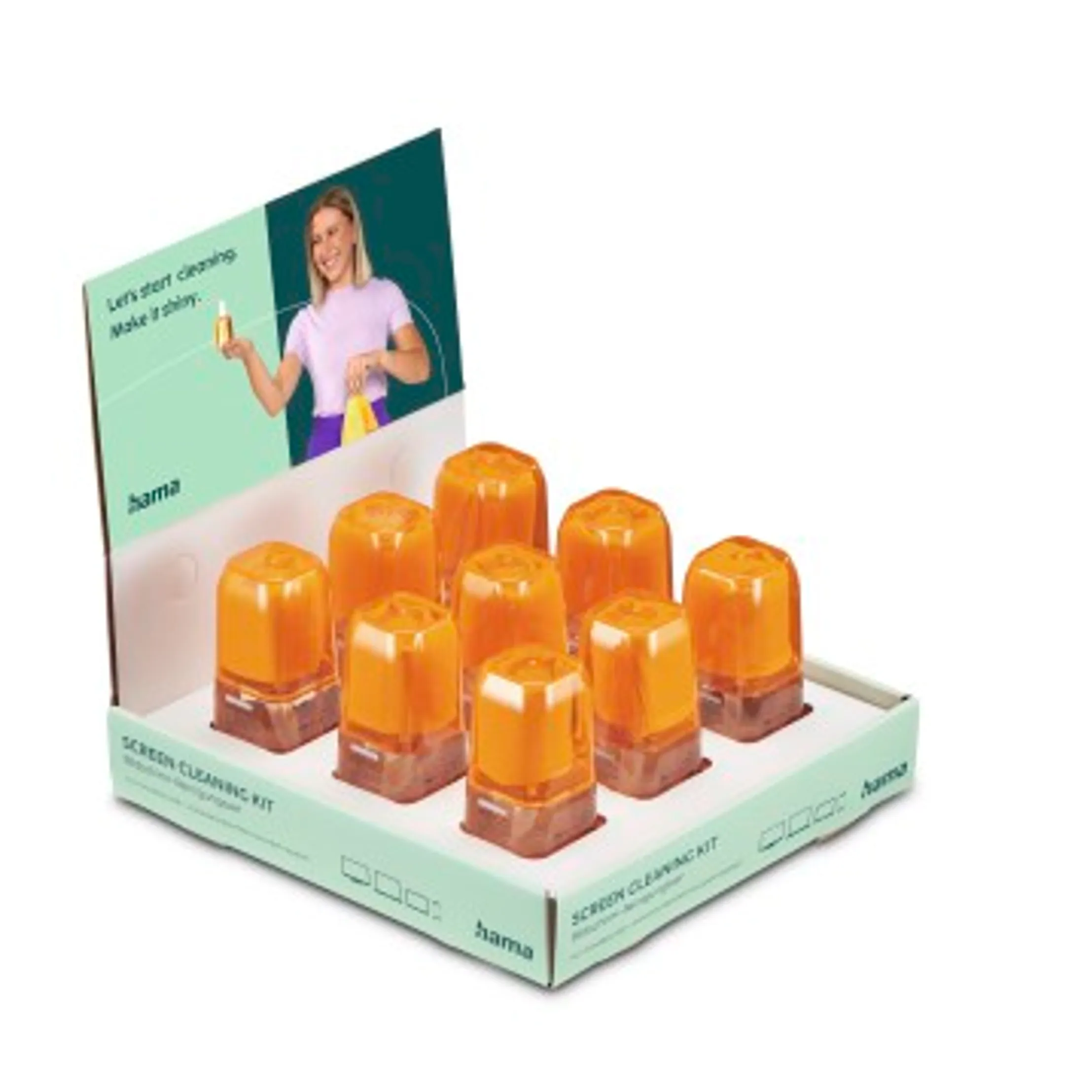 Hama Nettoyant pr écr., spray+chiff. nett., 95 ml, TV image