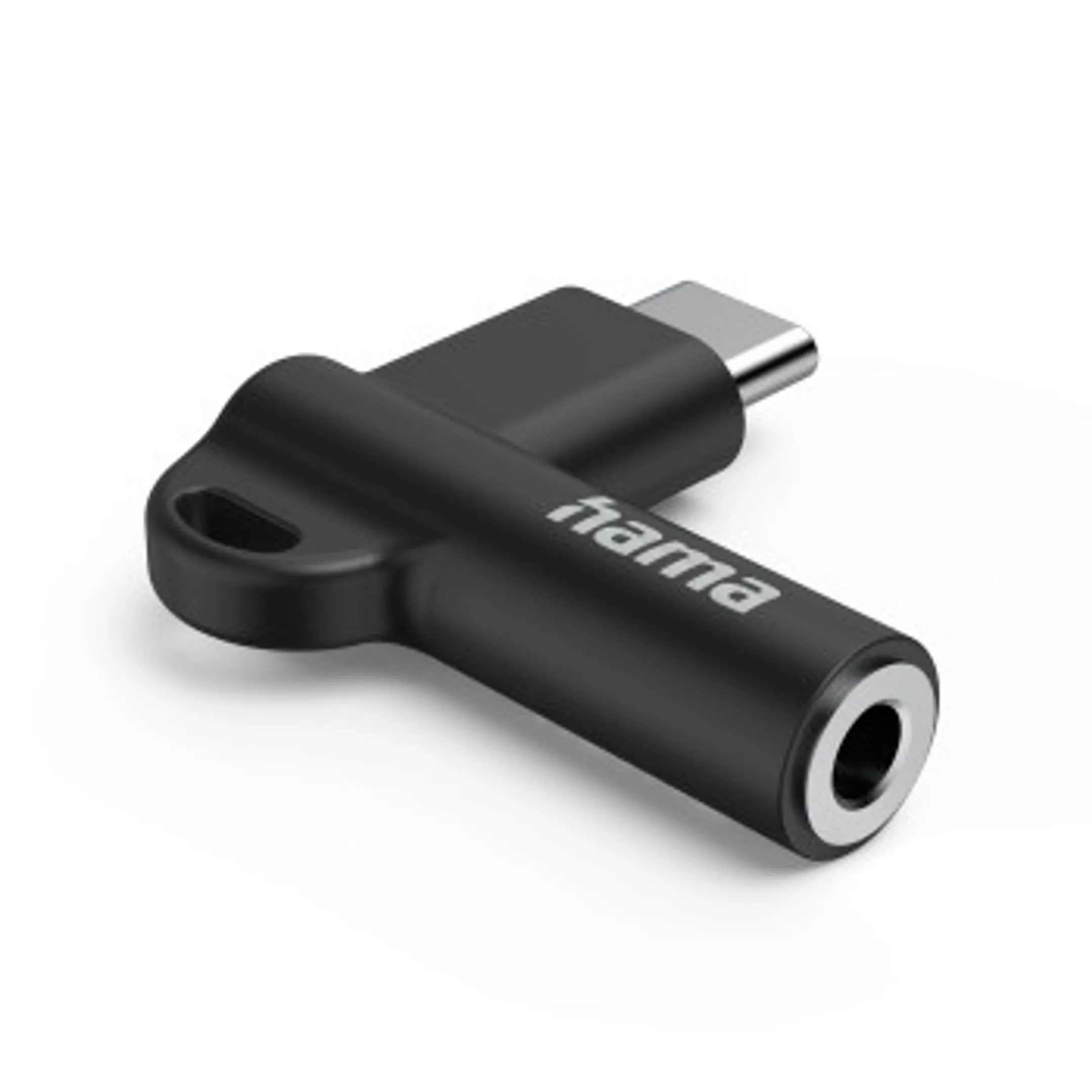 Hama Adapter USB-C – 3,5-mm-jack-aansluiting, 90° hoekstekker image