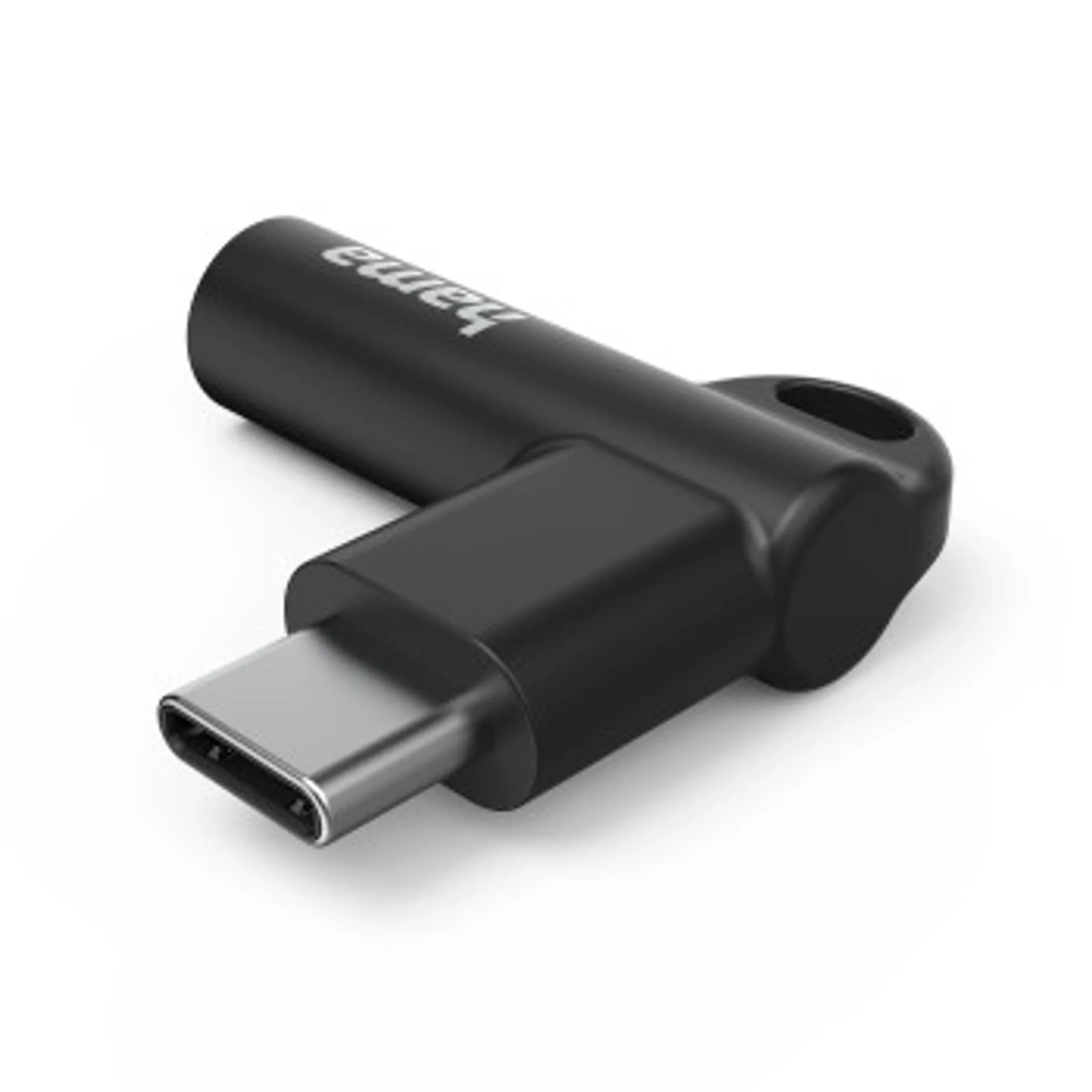 Hama Adapter USB-C – 3,5-mm-jack-aansluiting, 90° hoekstekker image