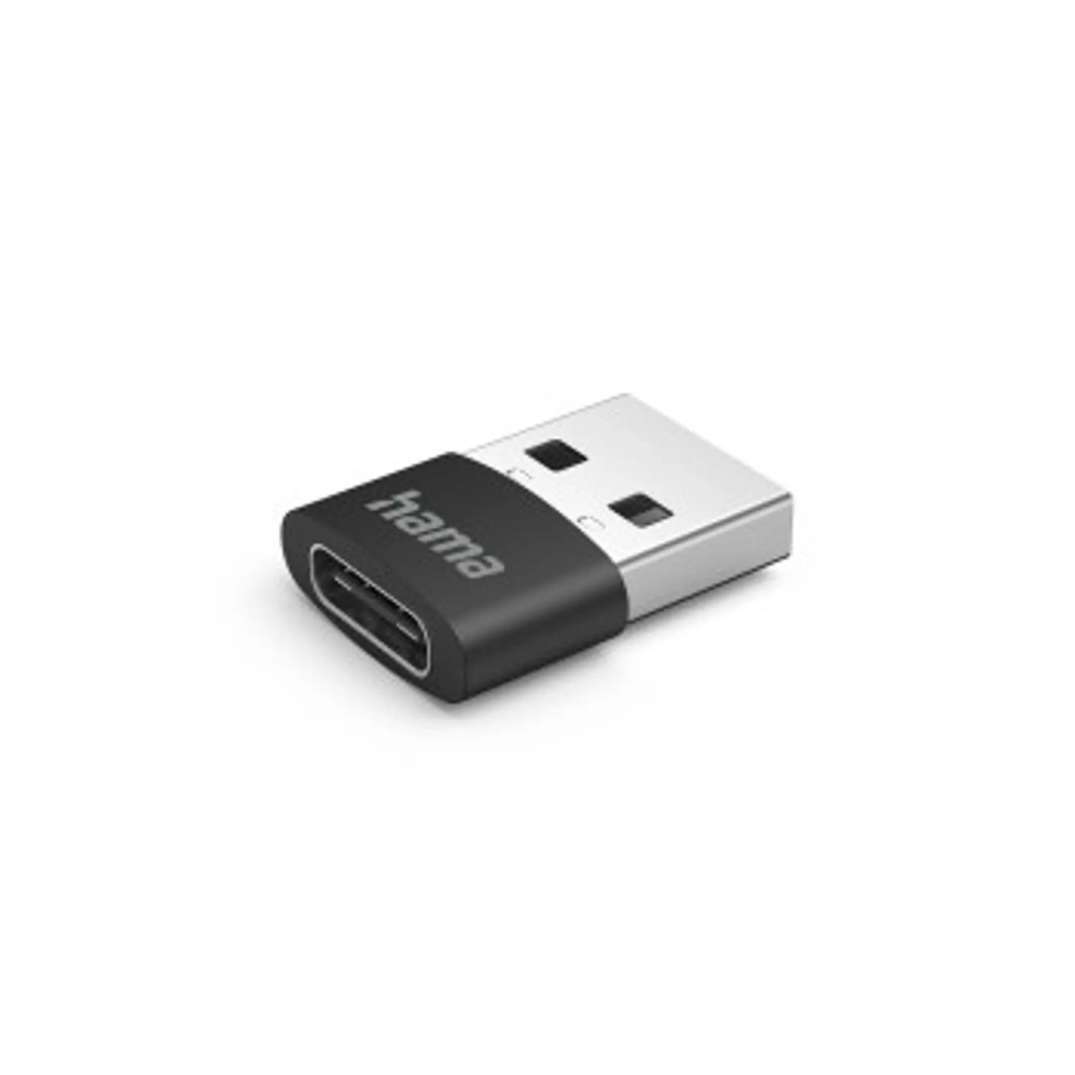 Hama USB-C-adapter, USB-A-stek. - USB-C-aansl image
