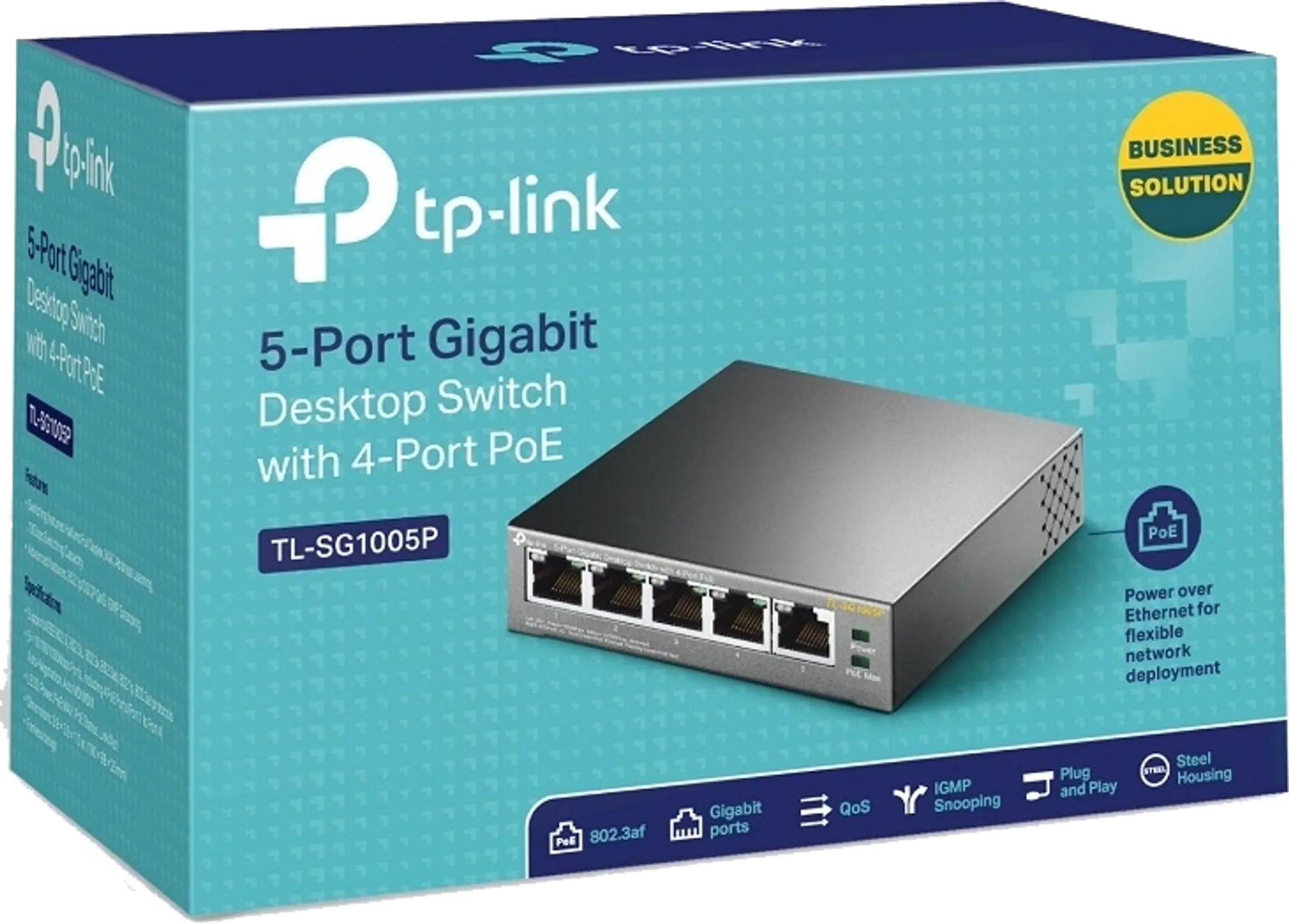 TP Link 5-poorts Gigabit Ethernet-switch - TL-SG1005P image