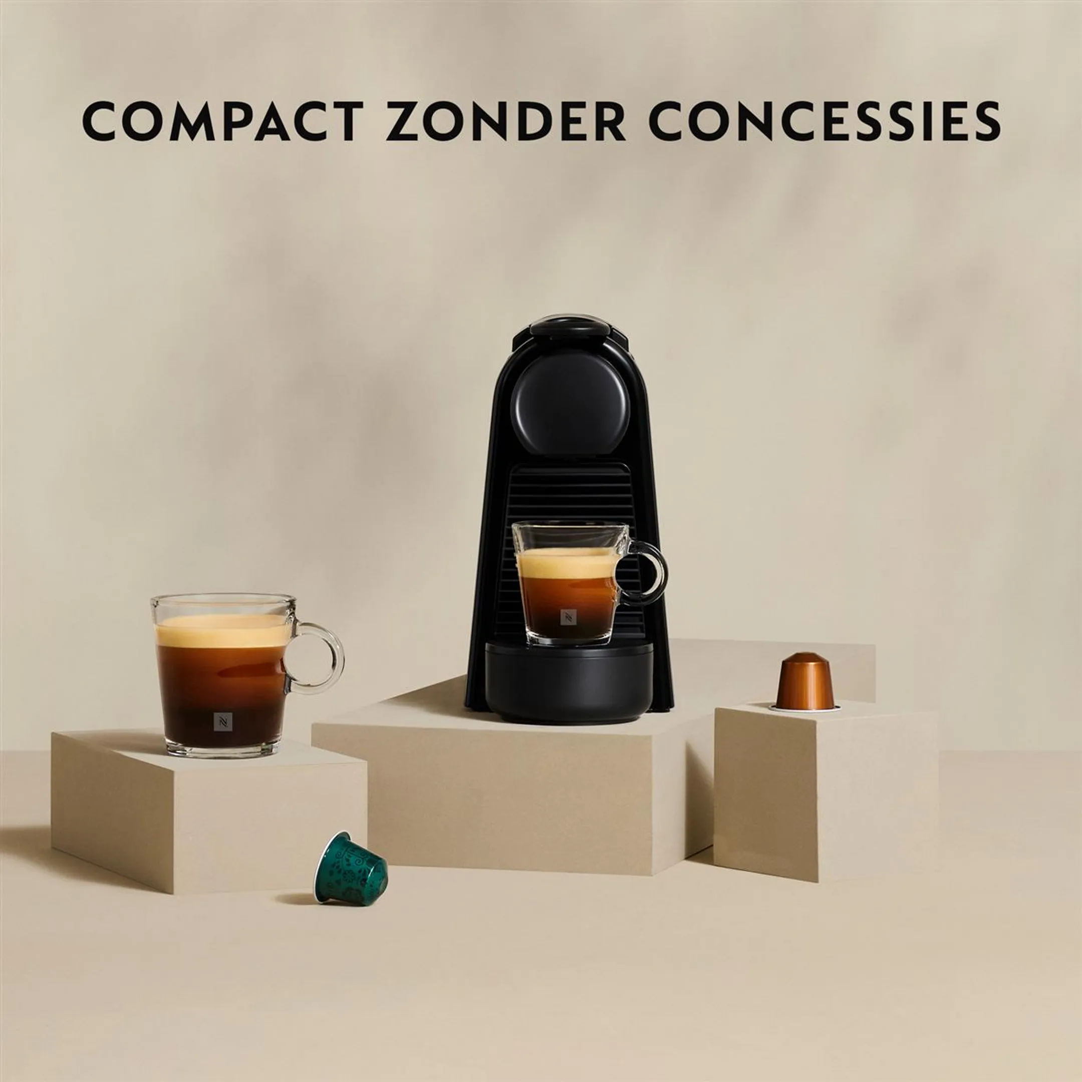 De'Longhi Nespresso Koffiemachine Essenza Mini Matte Black image