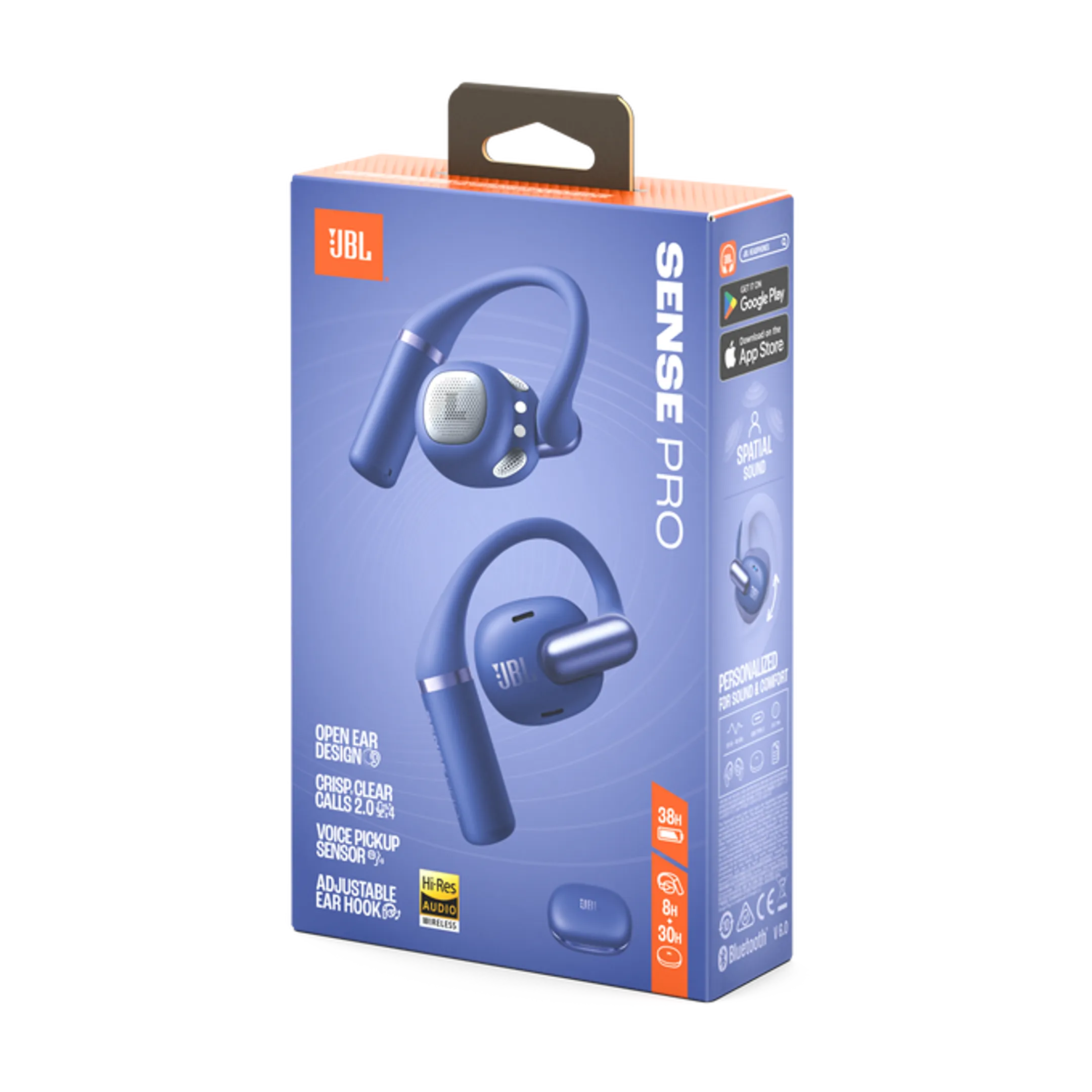 JBL Sense Pro oortjes - Blauw image