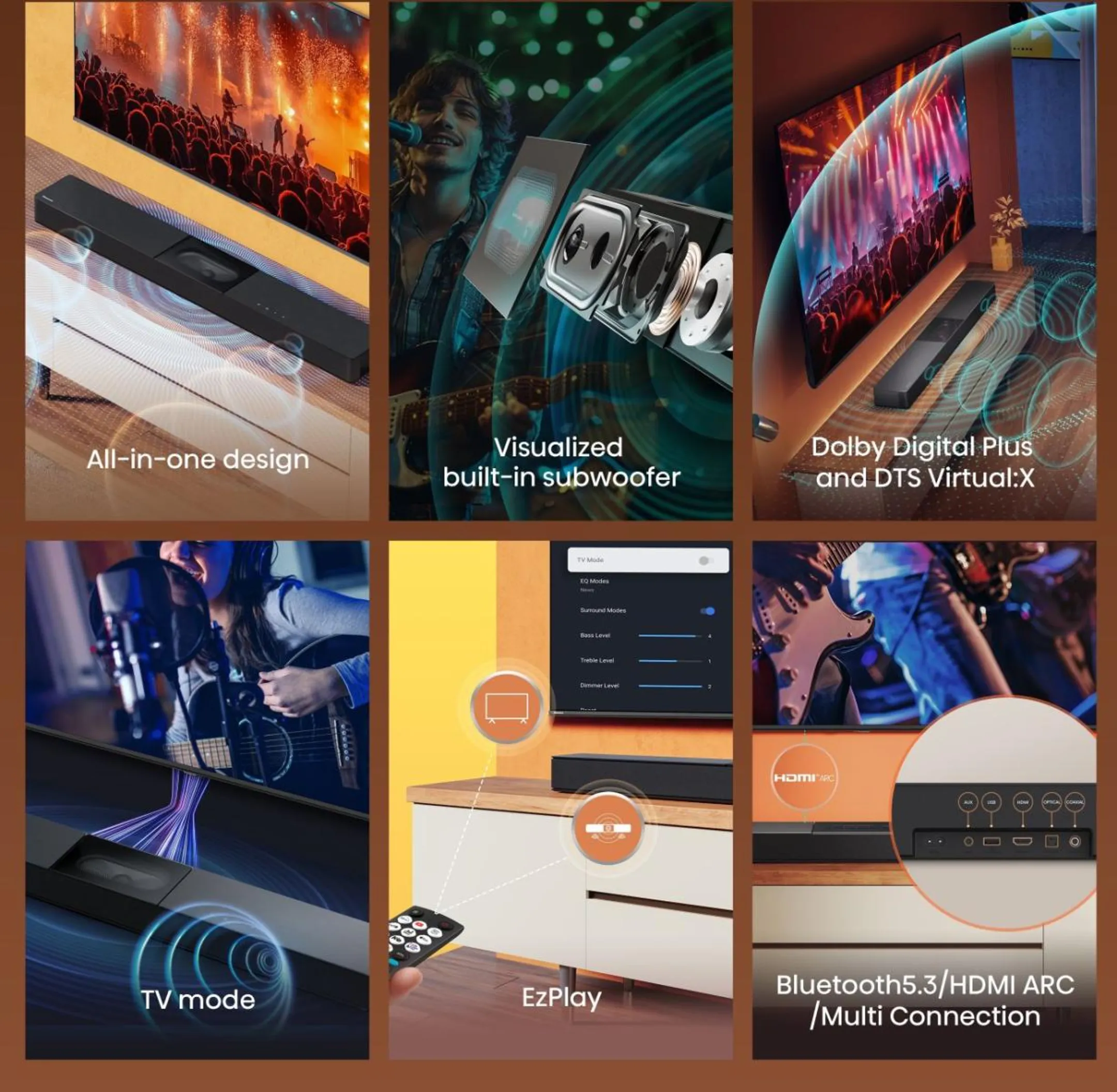 Hisense HS2000 soudbar - 2.1 kanalen image