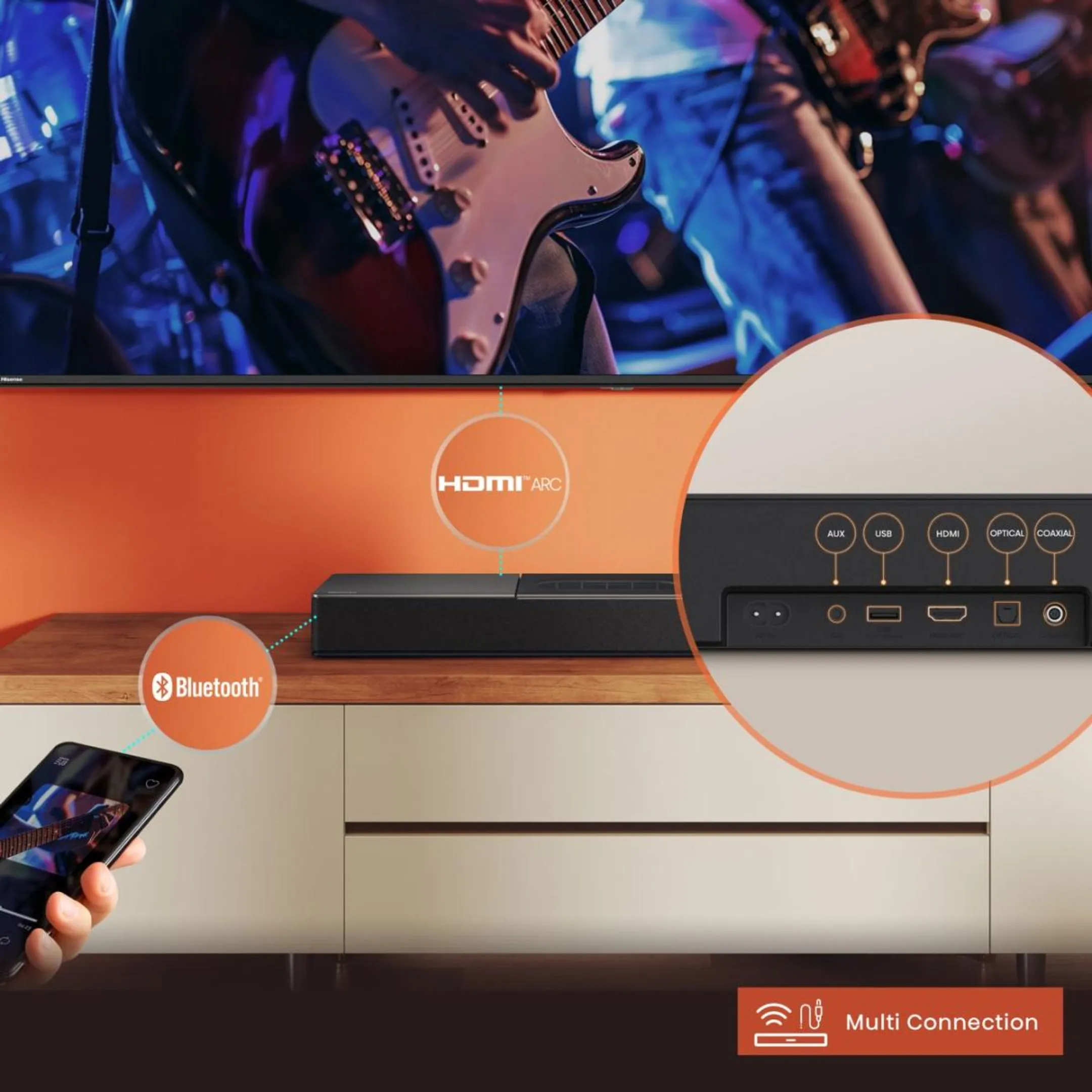 Hisense HS2000 soudbar - 2.1 kanalen image