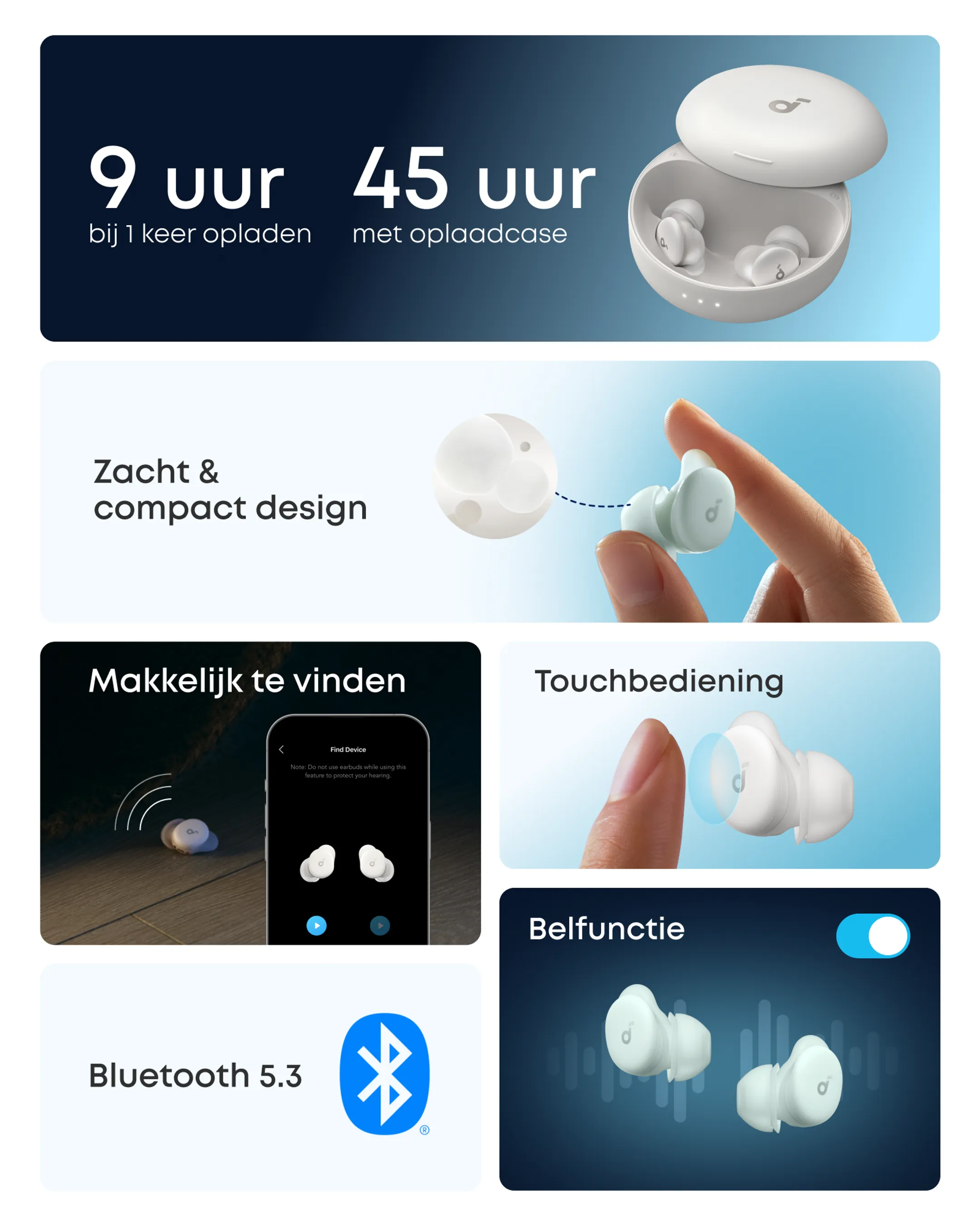 Soundcore Sleep A30 - Wit image