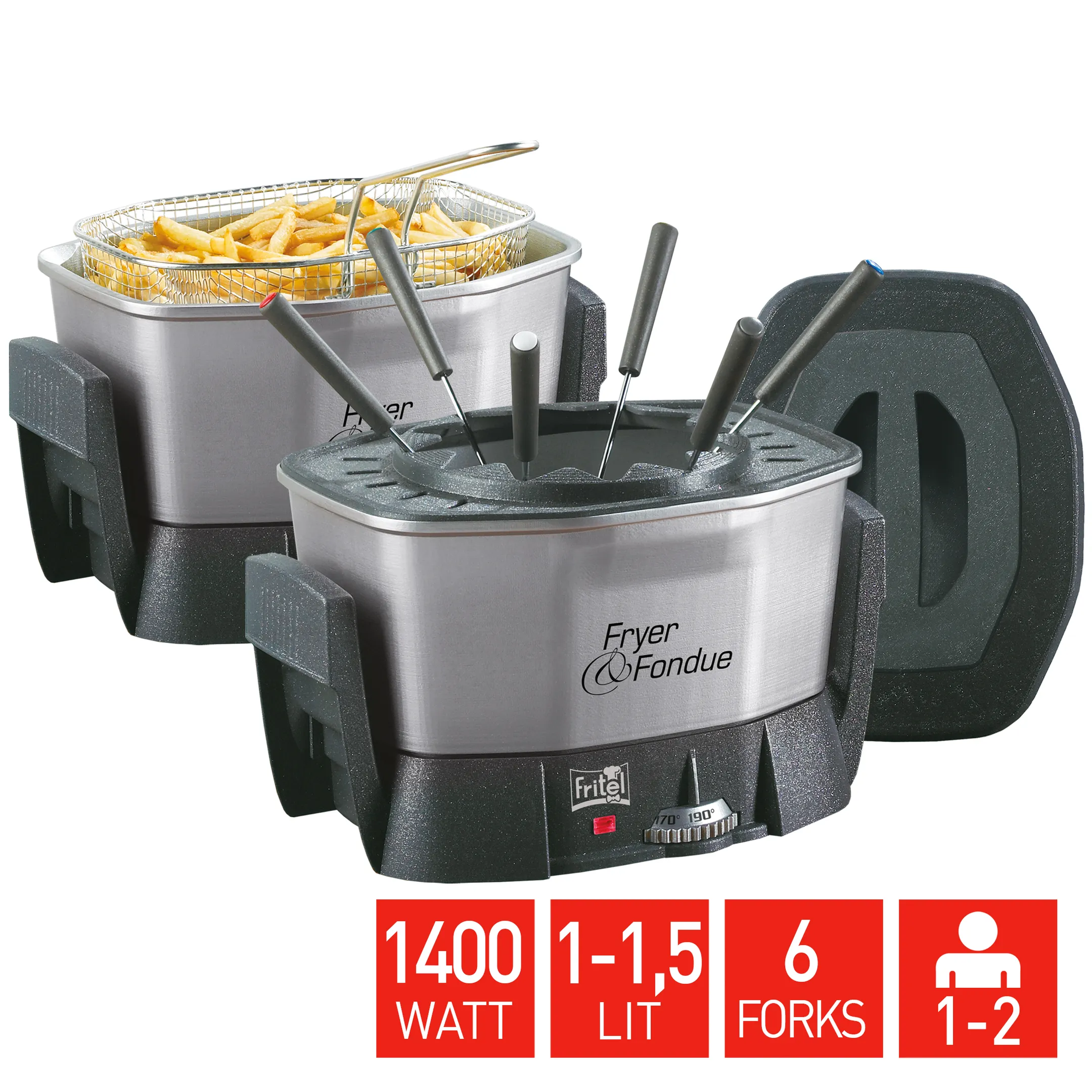 FRITEL Friteuse FF 1400 Fryer & Fondue image