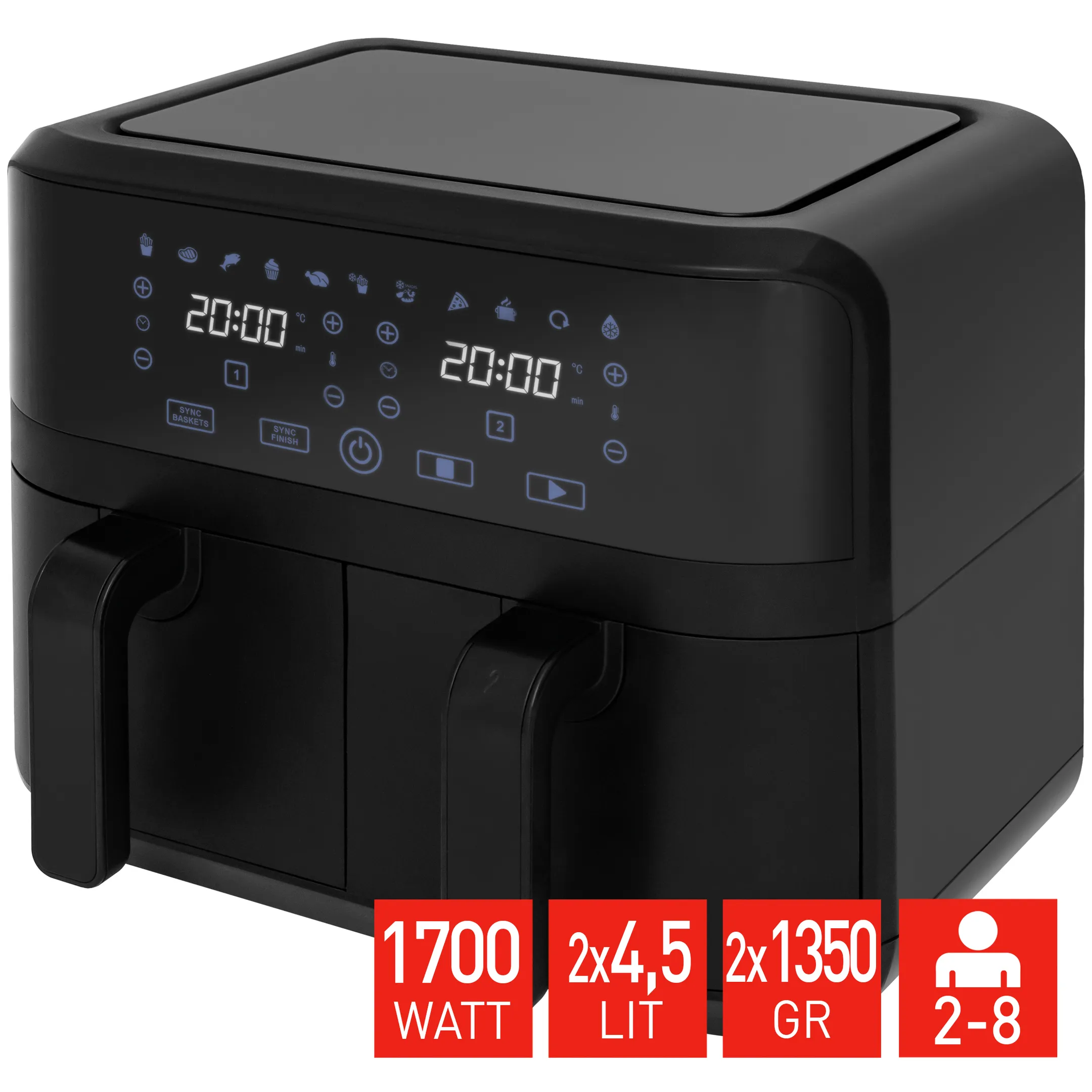 FRITEL Airfryer SnackTastic® 8180 DUO image