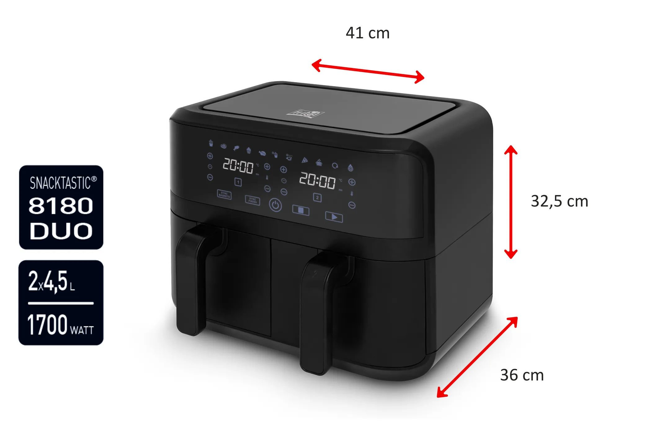 FRITEL Airfryer SnackTastic® 8180 DUO image