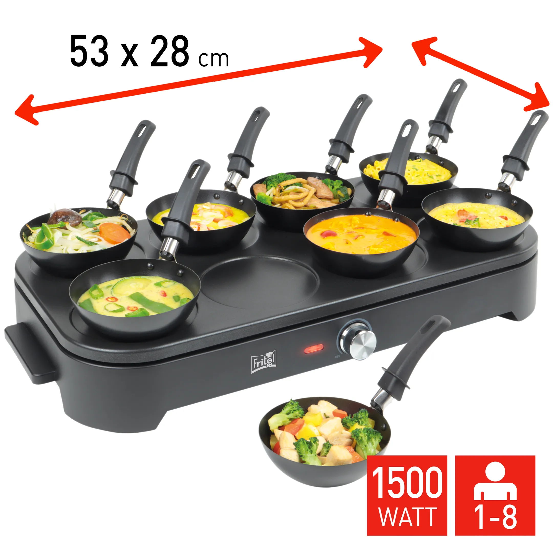 FRITEL Gourmet-Wok-Pancake maker GWP 2560 image