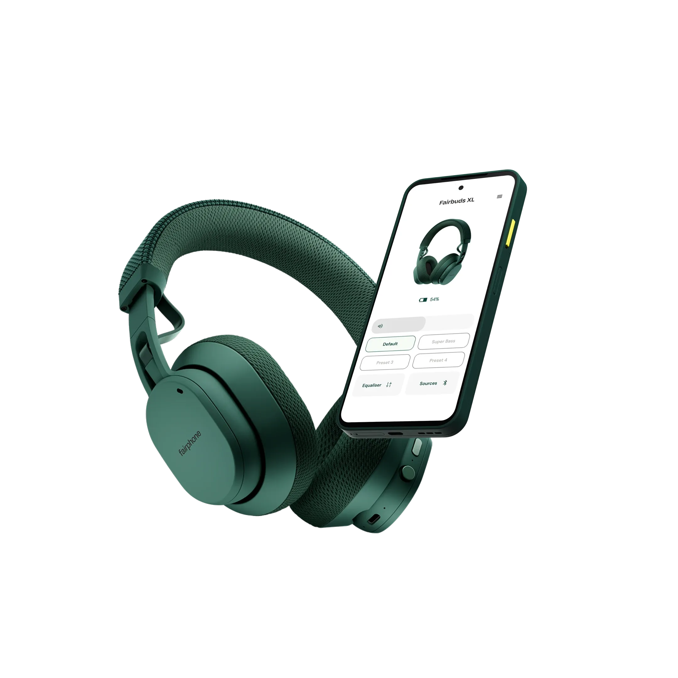 Fairphone Fairbuds XL oortjes - Groen image